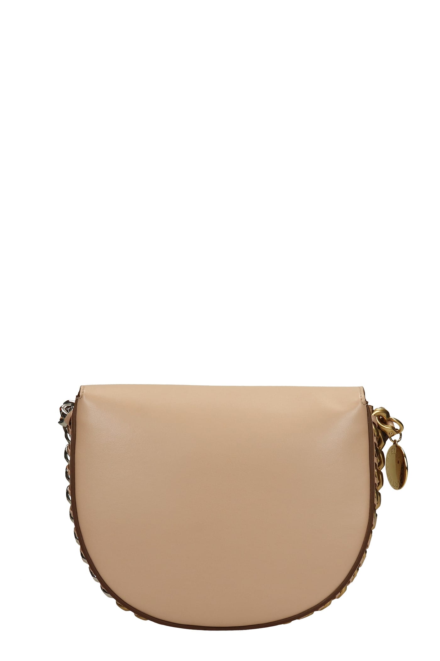 Shop Stella Mccartney Shoulder Bag In Rose-pink Polyester In Rosa Chiaro