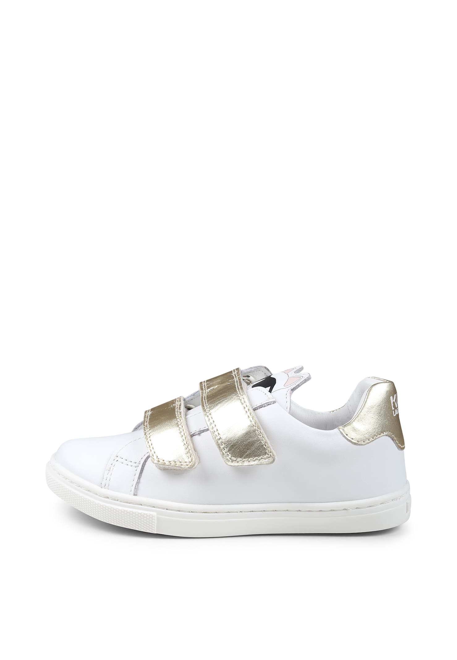 KARL LAGERFELD WHITE SNEAKERS FOR GIRL WITH CHOUPETTE