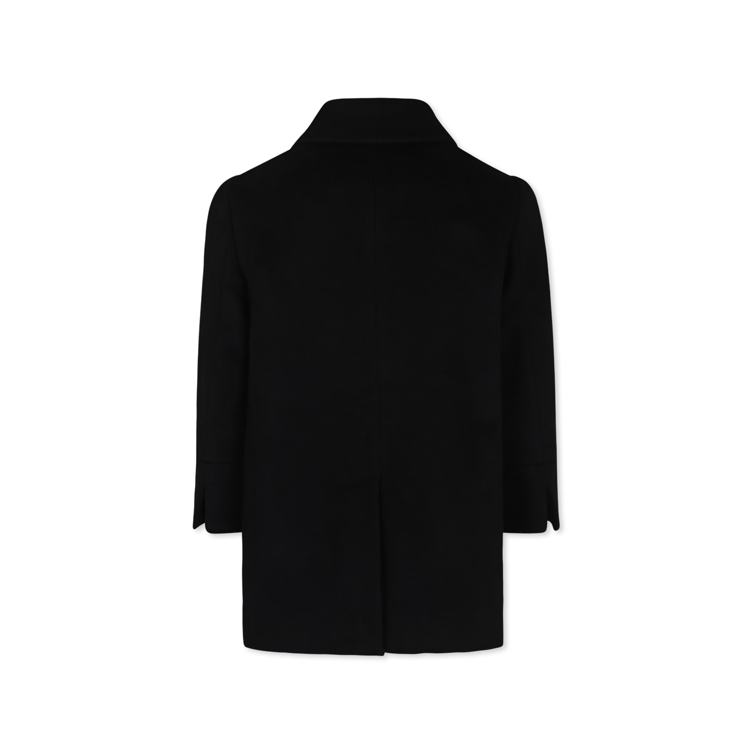 Max&co. Black Coat For Girl In Black
