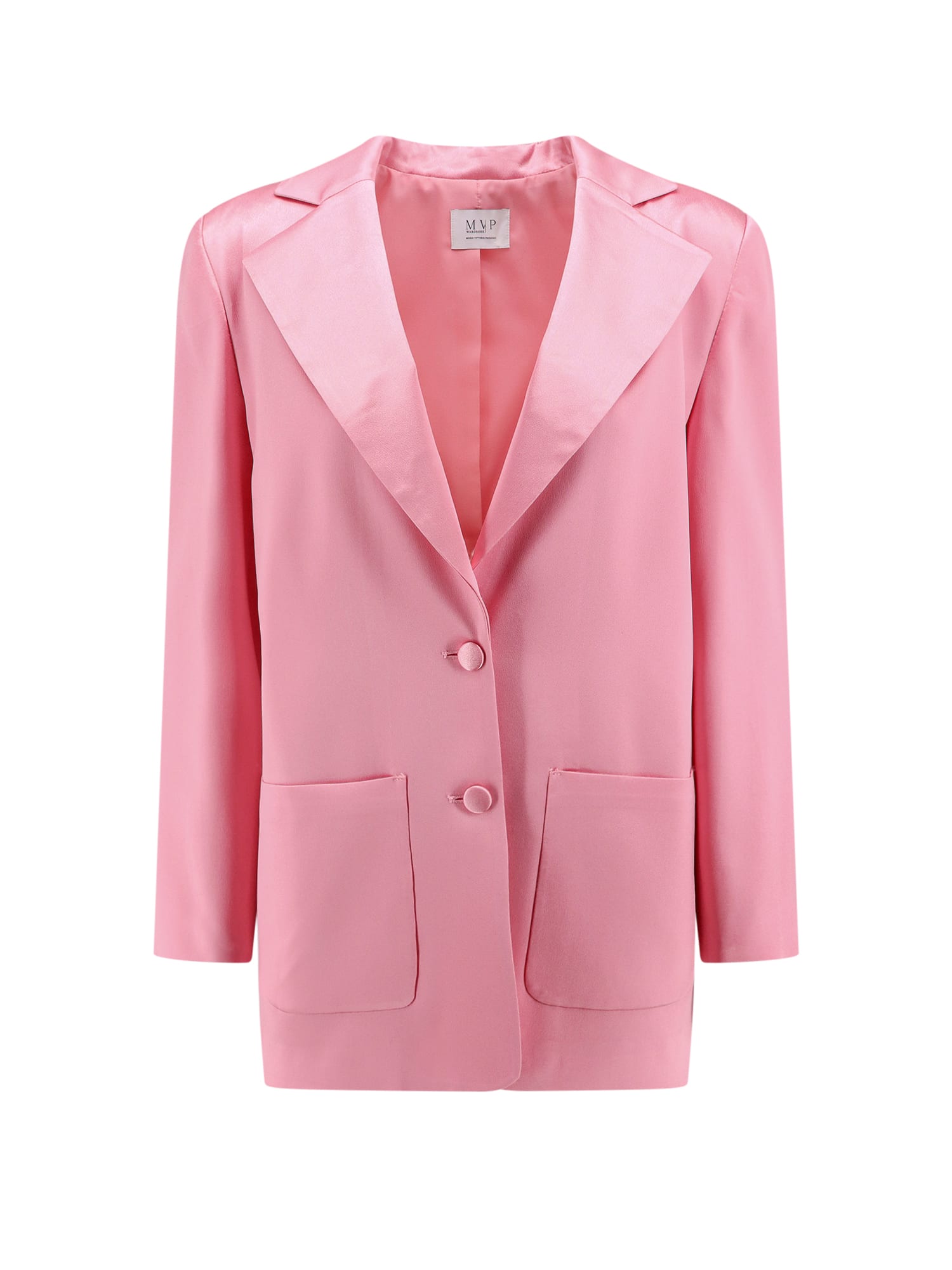 Shop Mvp Wardrobe Cap Martin Blazer In Pink