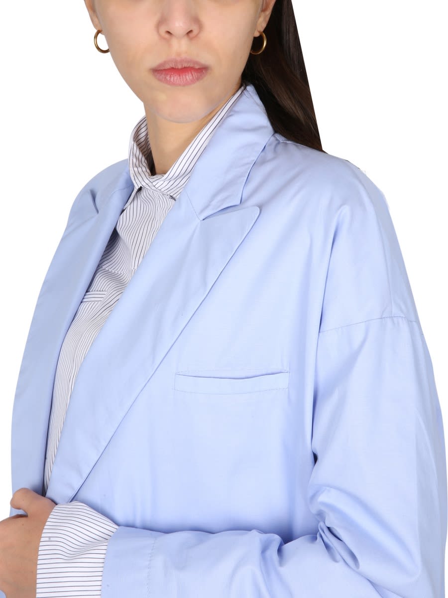 Jejia Charlotte Double-breasted Blazer In Azure