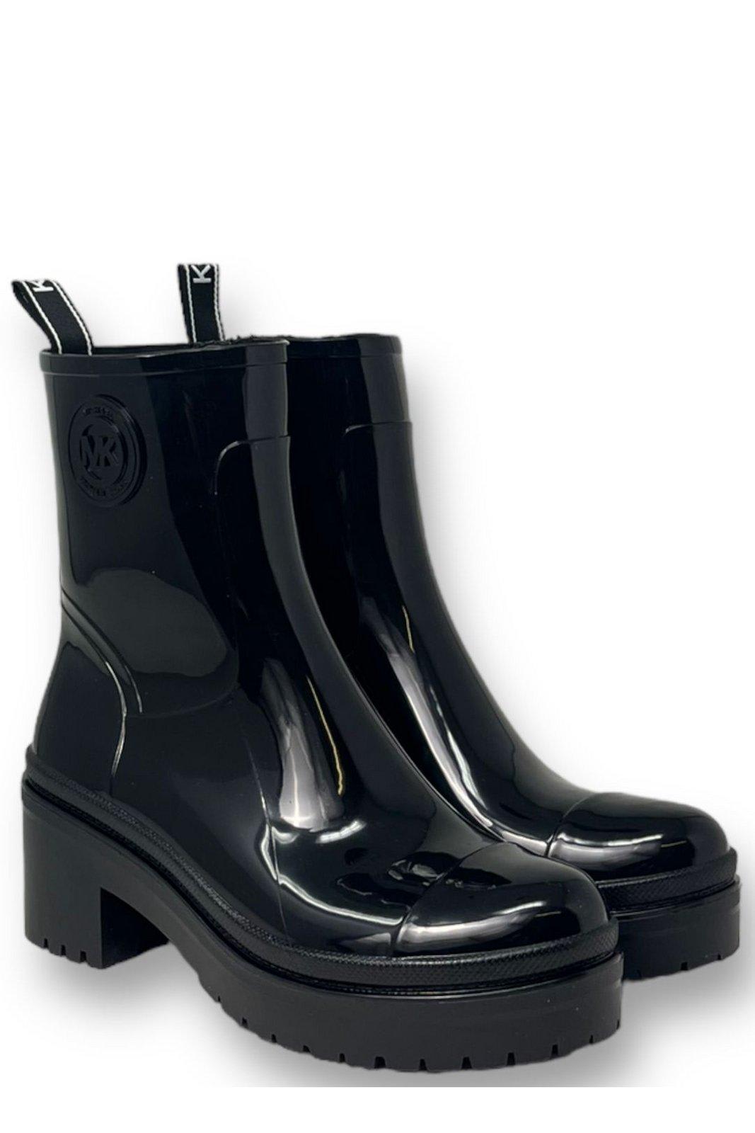 Shop Michael Michael Kors Stivaletti Karis Slip-on Boots In Black