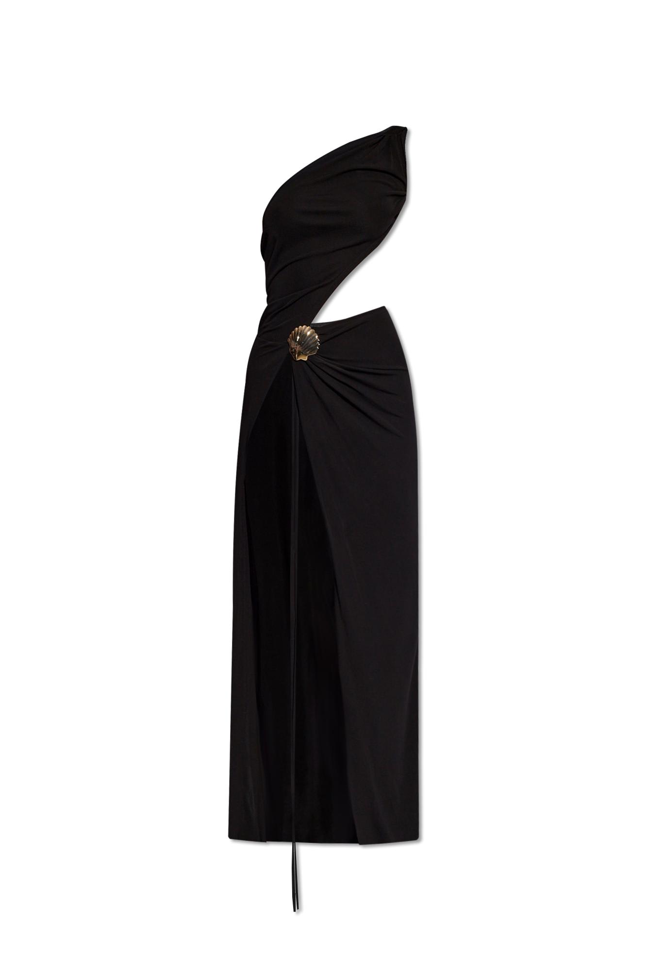 Shop Dsquared2 One-shoulder Dress In Black (black)