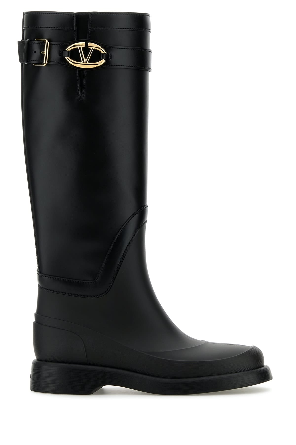 Shop Valentino Rainboot Vlogo The Bold In Nero