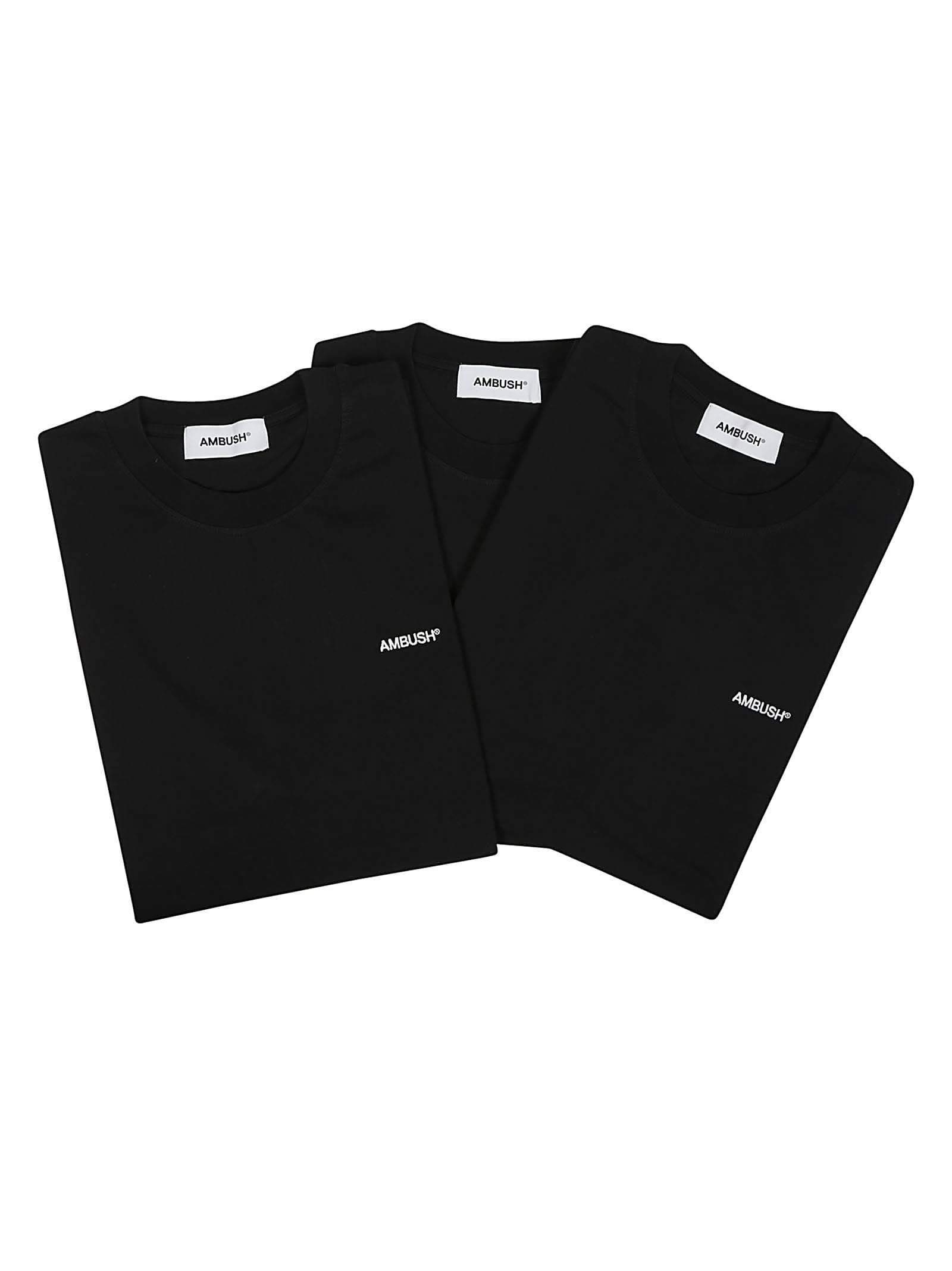 Ambush Tri-pack T-shirt In Black No Colour