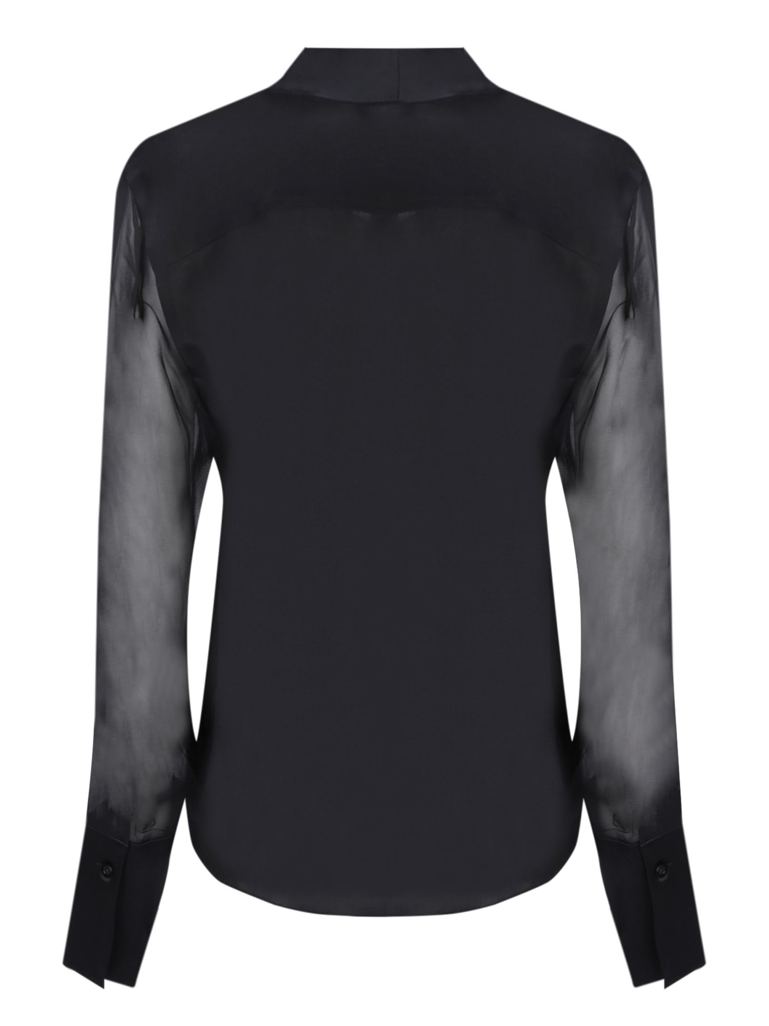 Shop Alice And Olivia Black Bow Tie Blouse