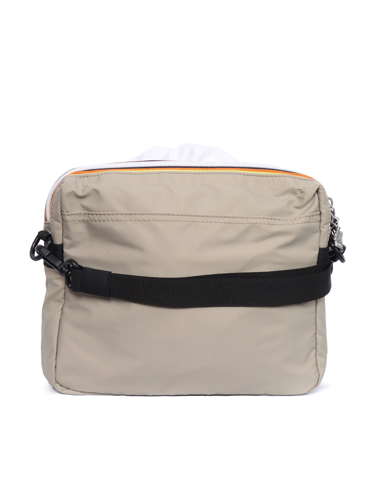 K-way Moire Pouch Bag In Neutral