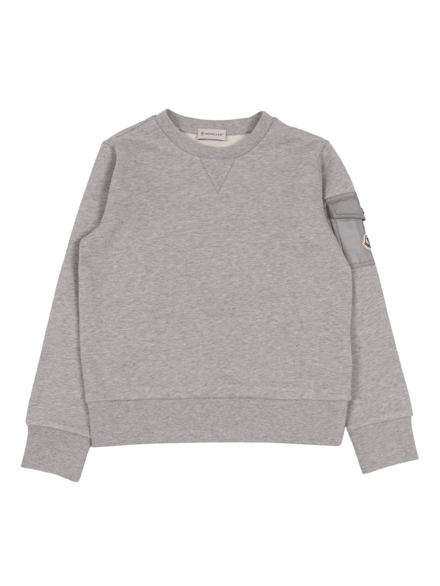Moncler Sweatshirt In Gray