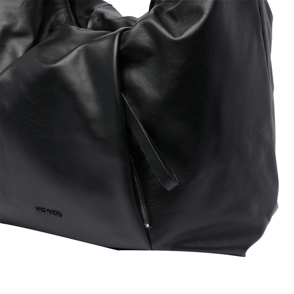 Shop Vic Matie Shoulder Bag In Black