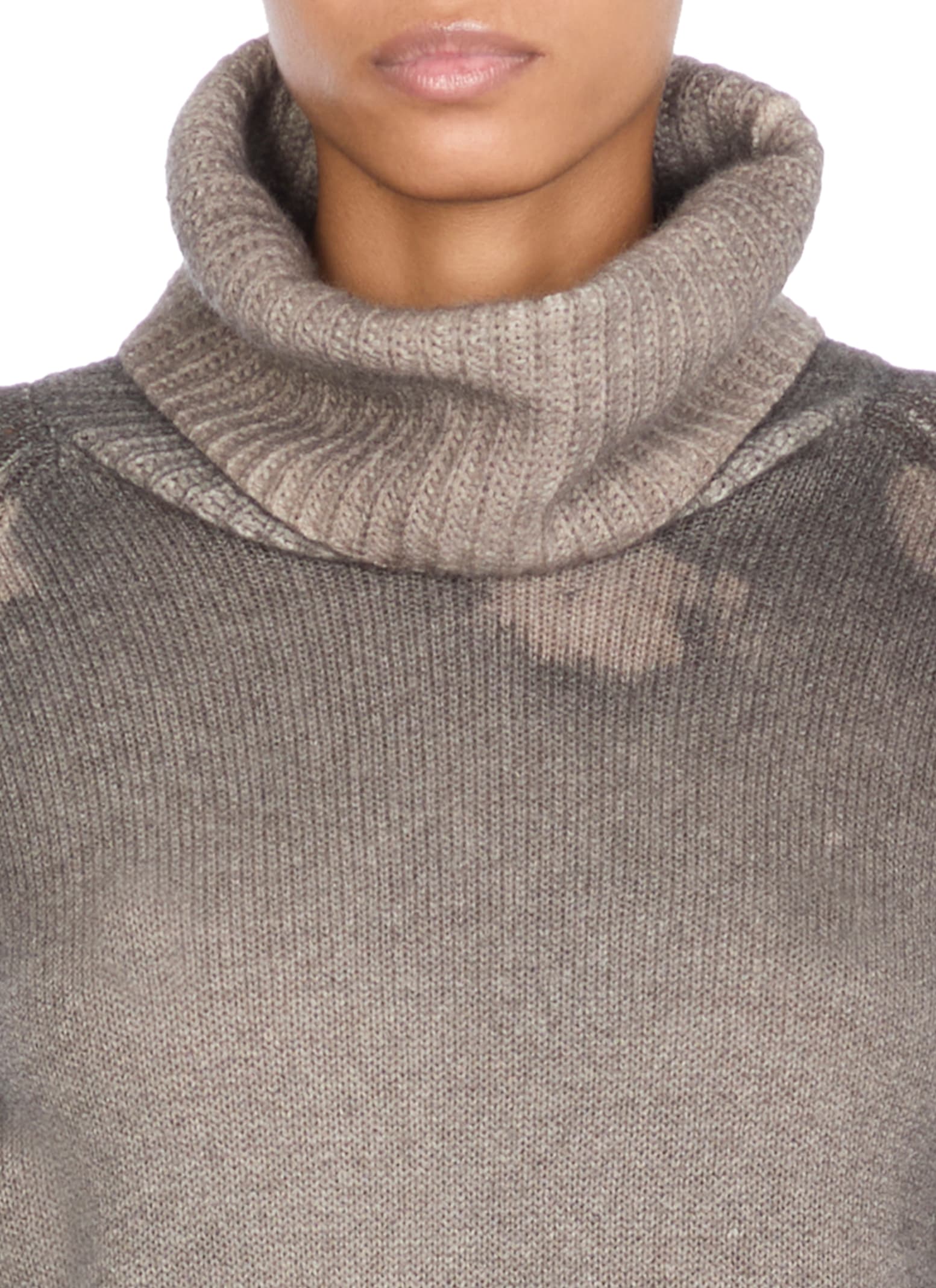 Avant Toi Turtleneck Cashmere Sweater In Gray