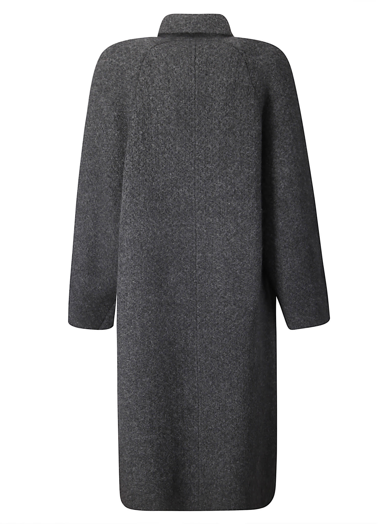 Boboutic Double Breasted Coat In Gray