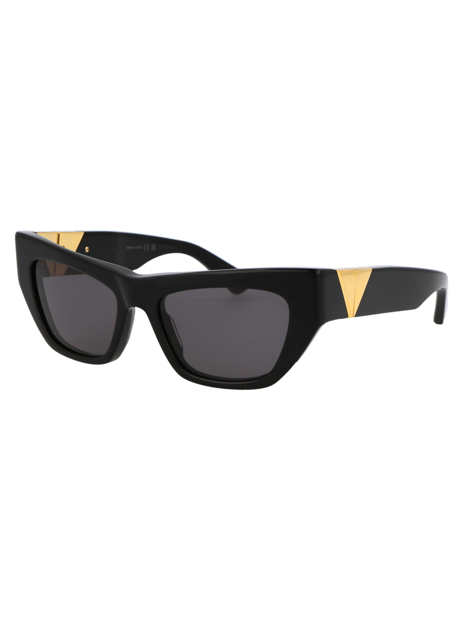 Shop Bottega Veneta Bv1177s Sunglasses In 001 Black Black Grey