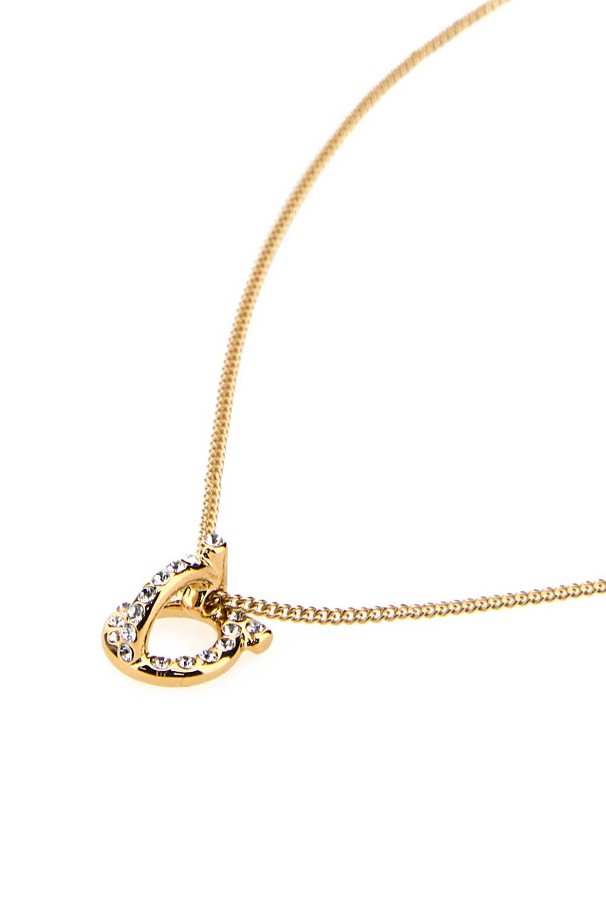 Shop Ferragamo Gold Metal Necklace In Orogiovestrass