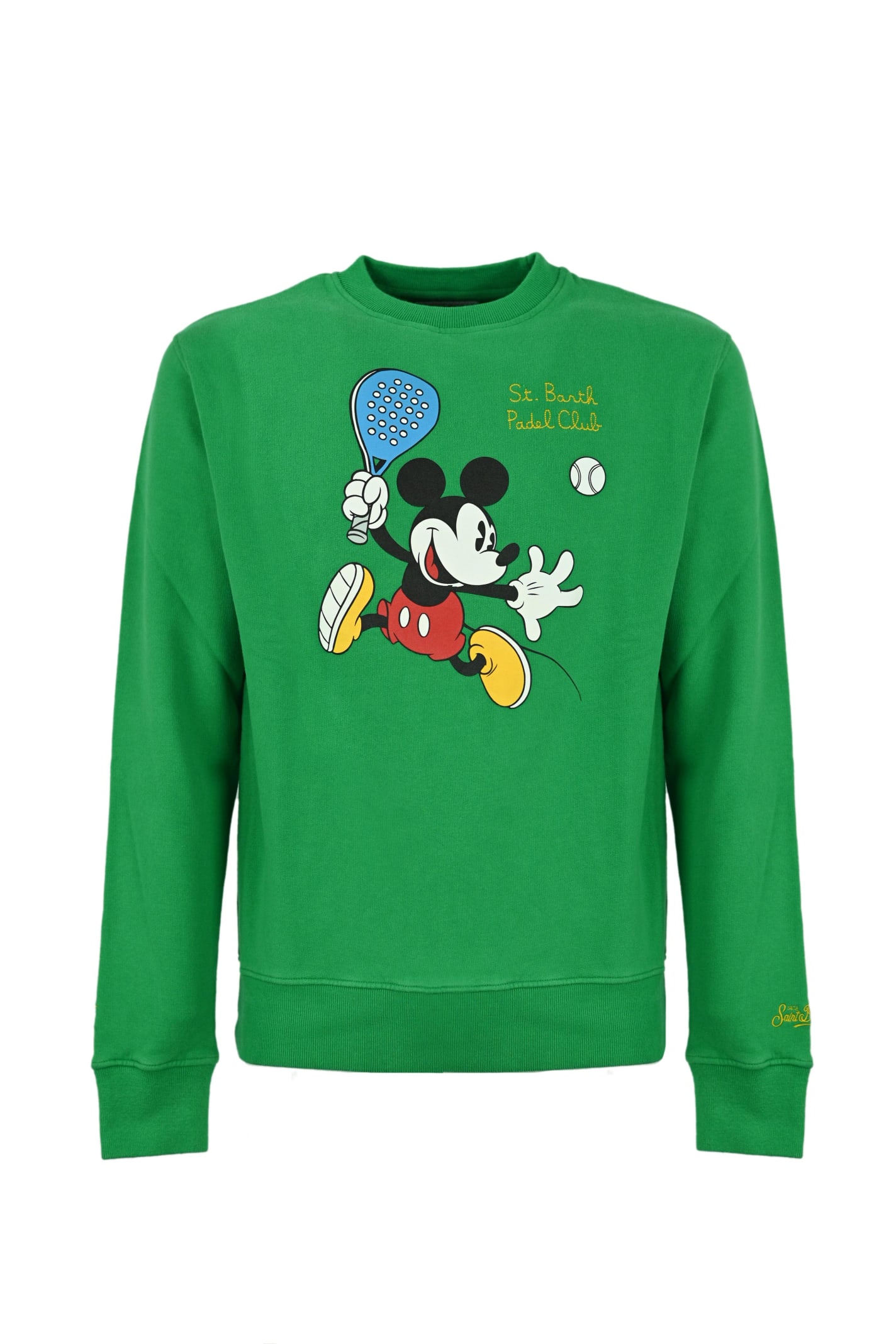 MC2 Saint Barth Cotton Sweatshirt With Mickey Mouse Print