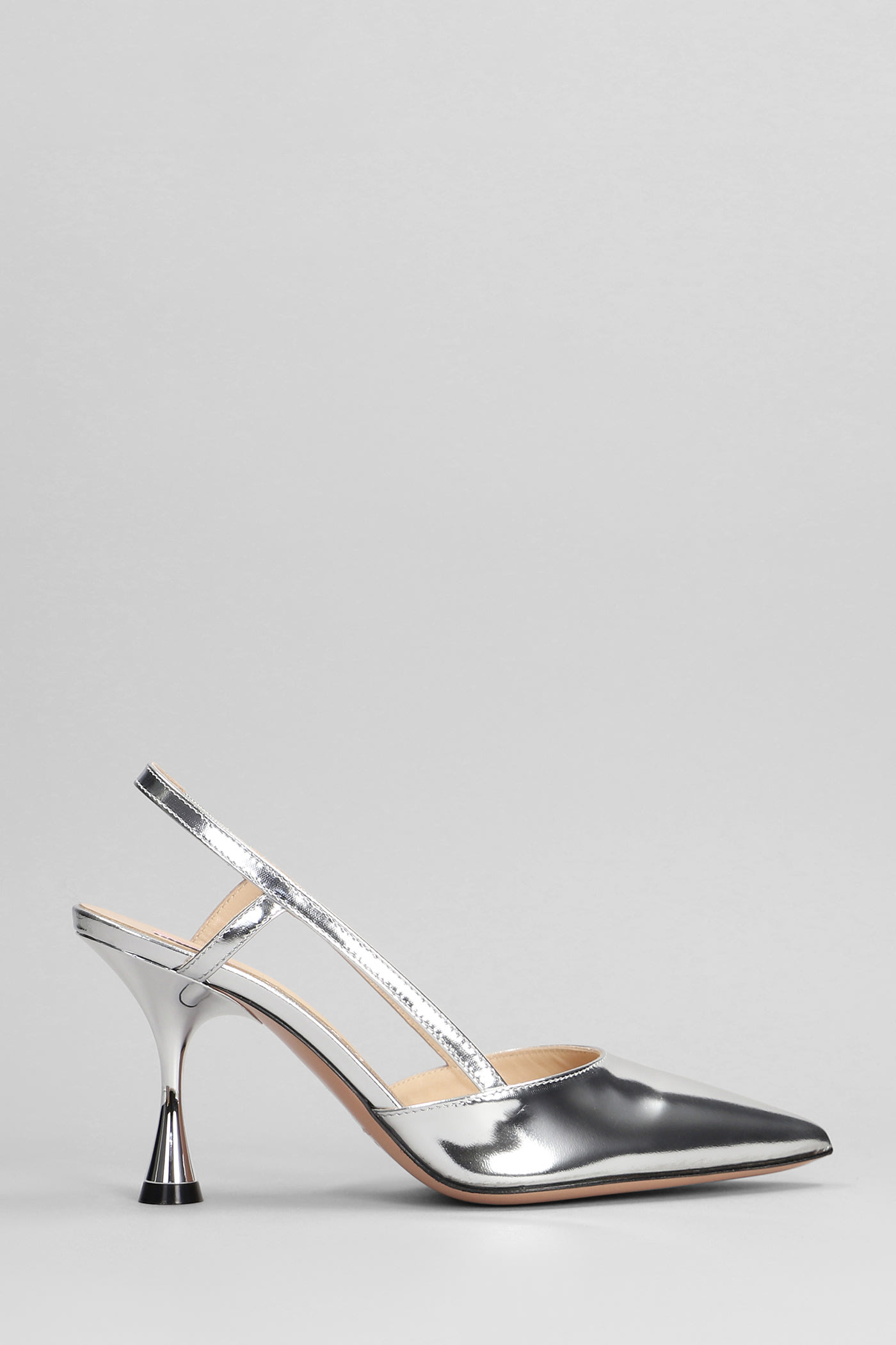 Shop Marc Ellis Pumps In Silver Leather