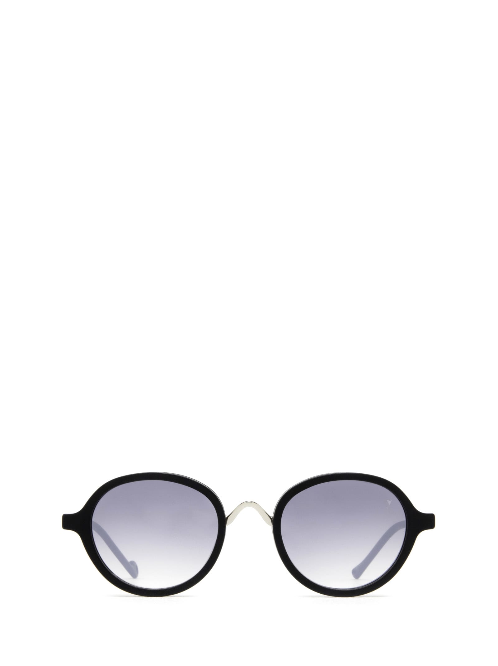 55 Black Matt And Silver Sunglasses