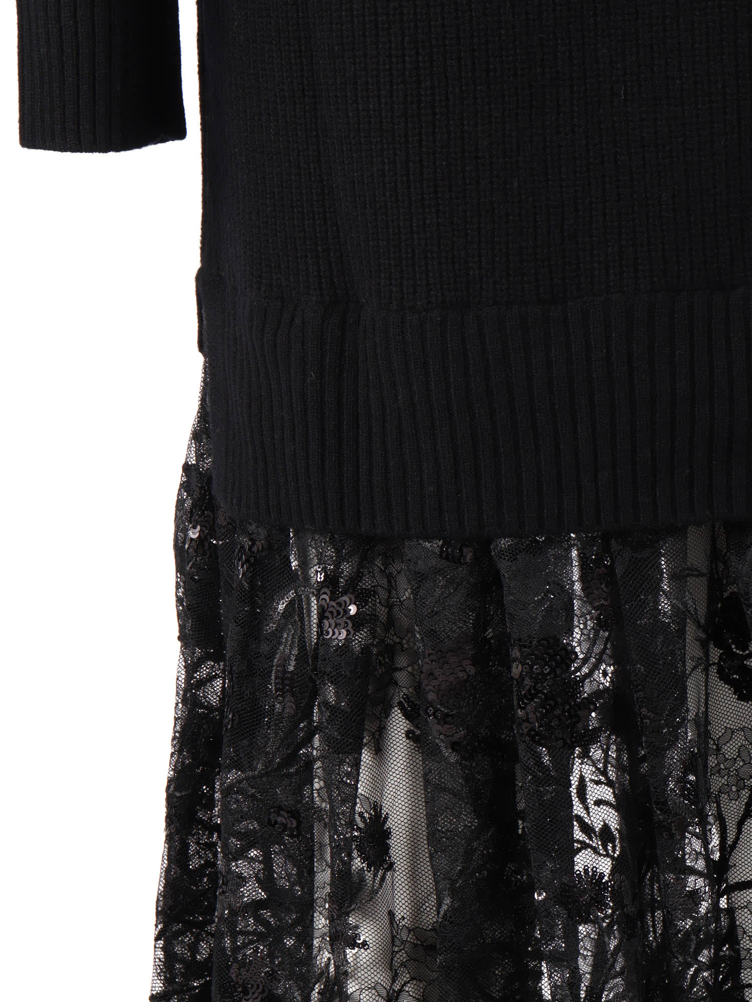 Ermanno Ermanno Scervino Knitted Dress In Black