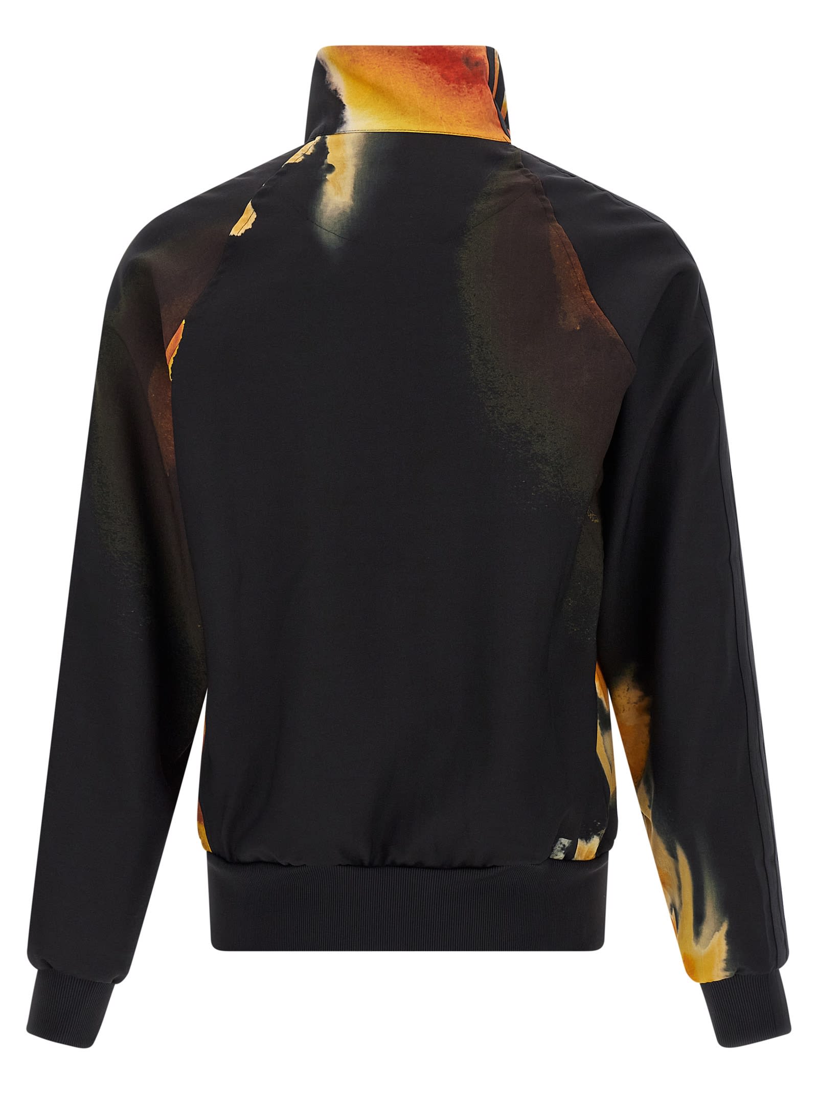 Y-3 Adidas ' Aop - 3-strisce' Sweatshirt In Black