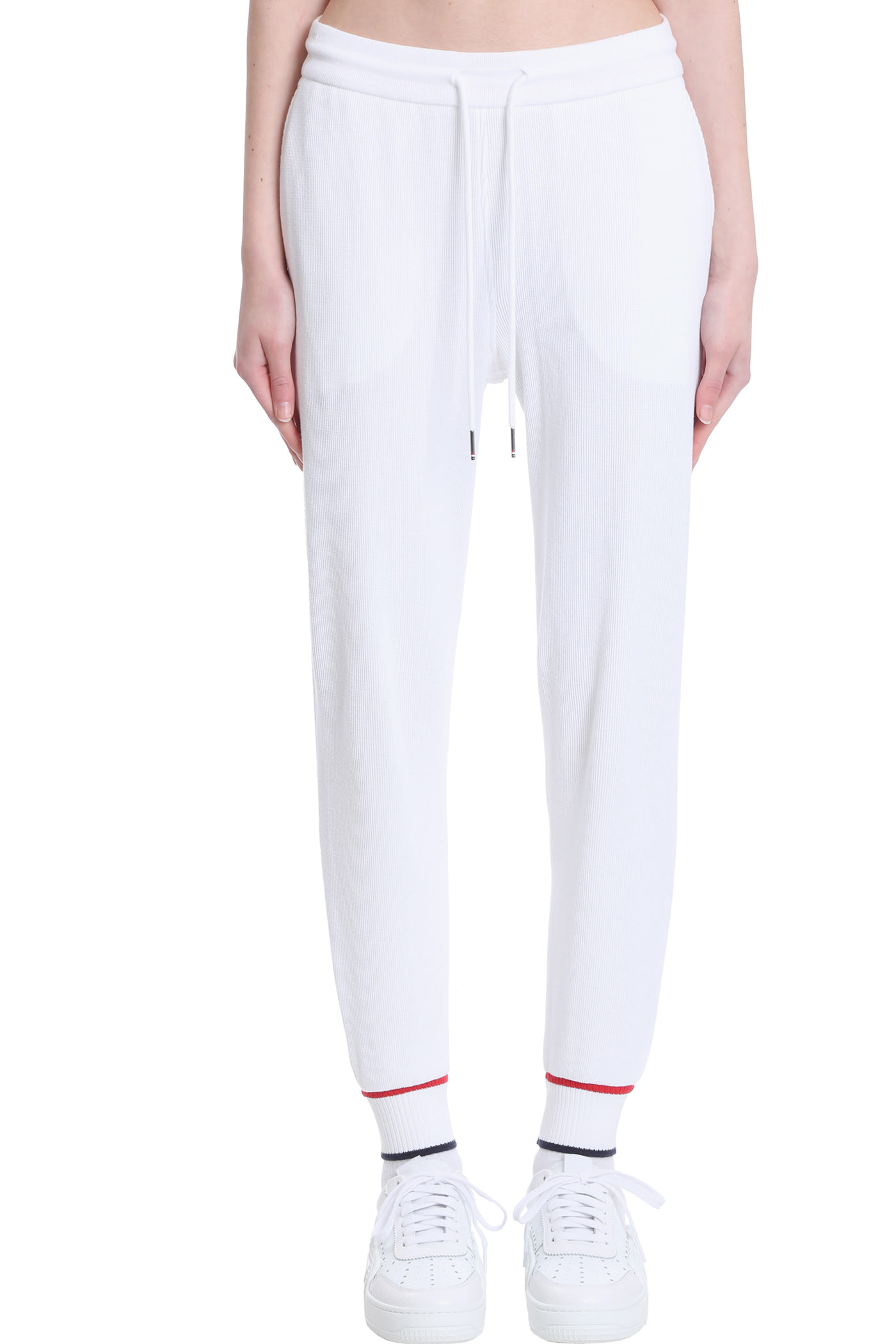 Thom Browne Pants In White Cotton