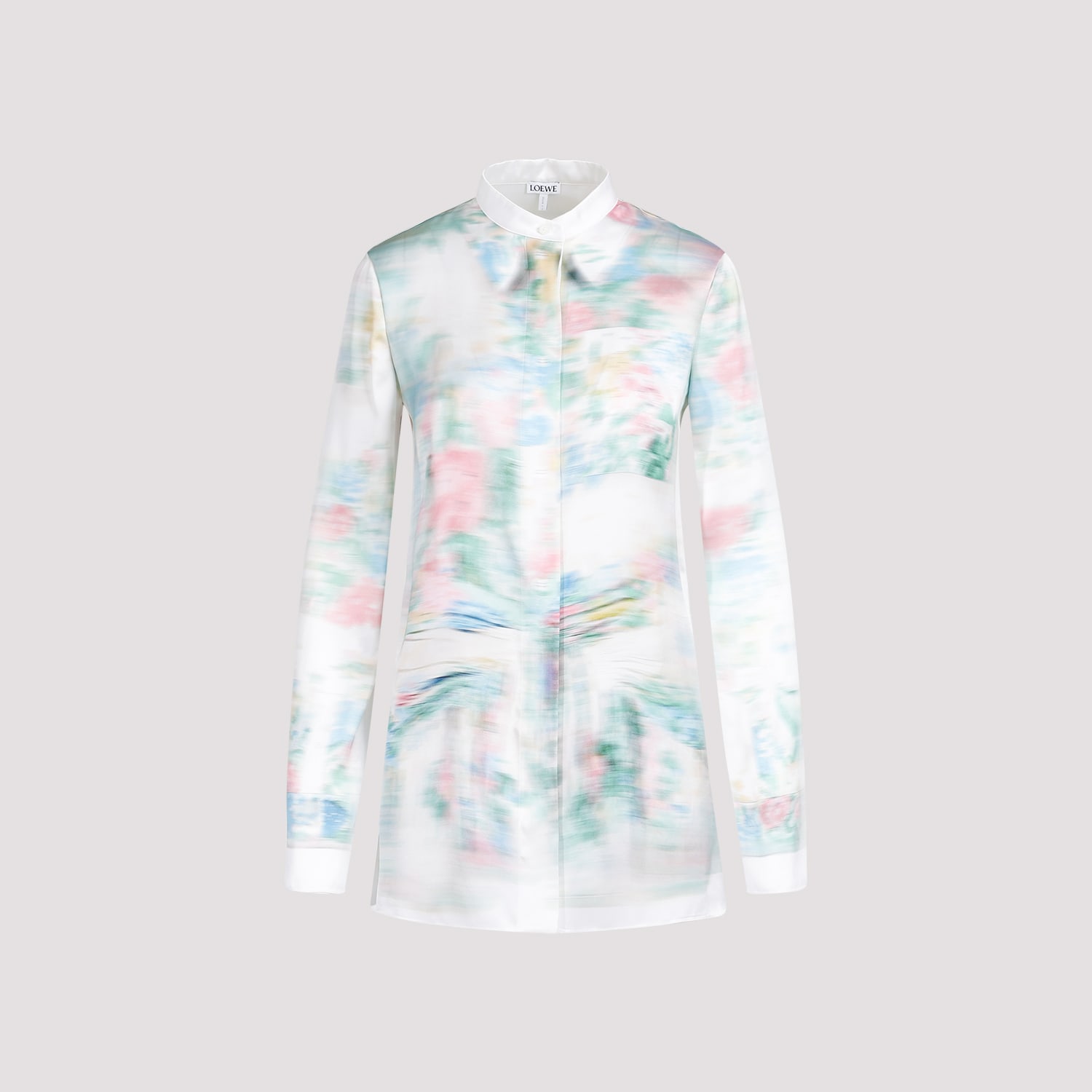 Shop Loewe Shirt In White Multicolor