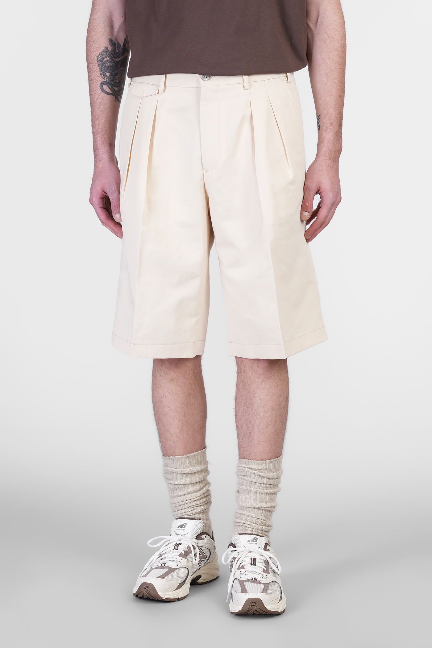 Bedfords Shorts In Beige Cotton