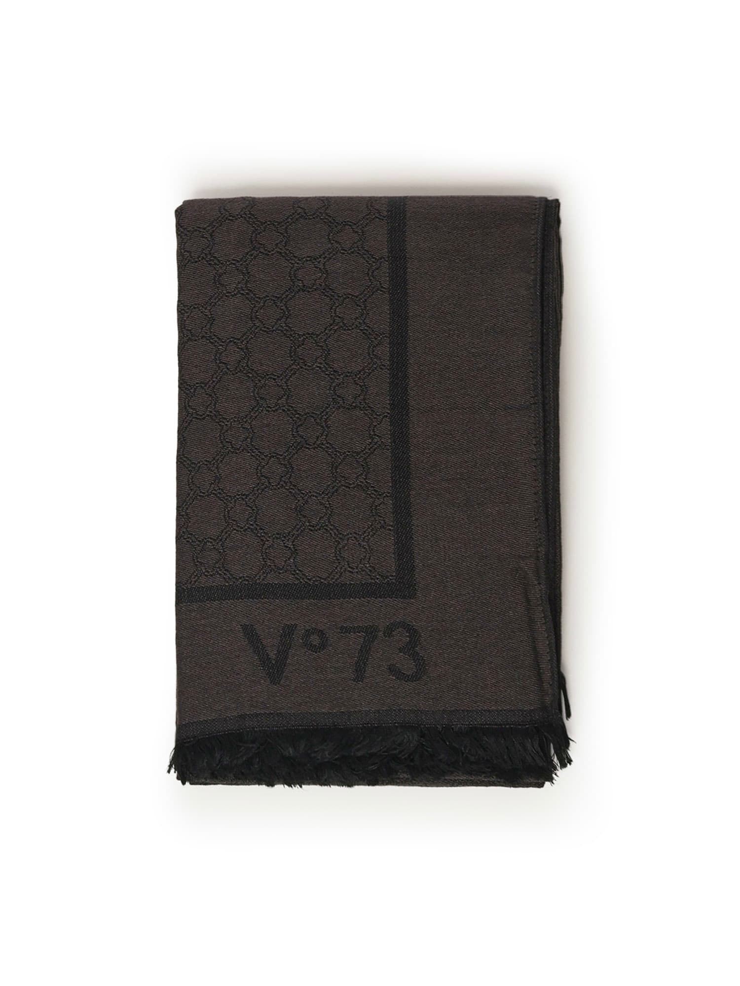 V73 Mirah Scarf With Logo In Black