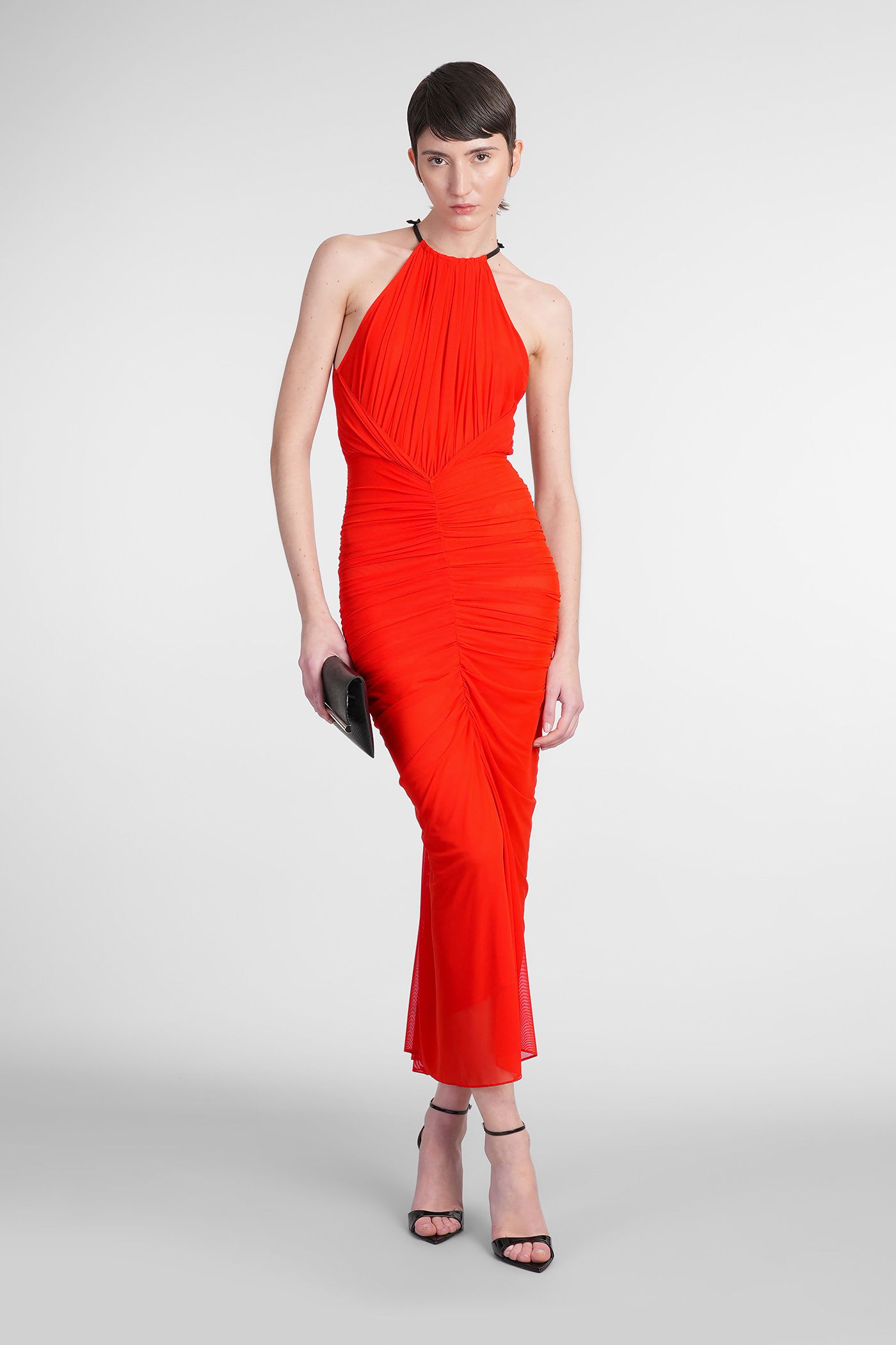 Mugler In Red Polyamide In Red