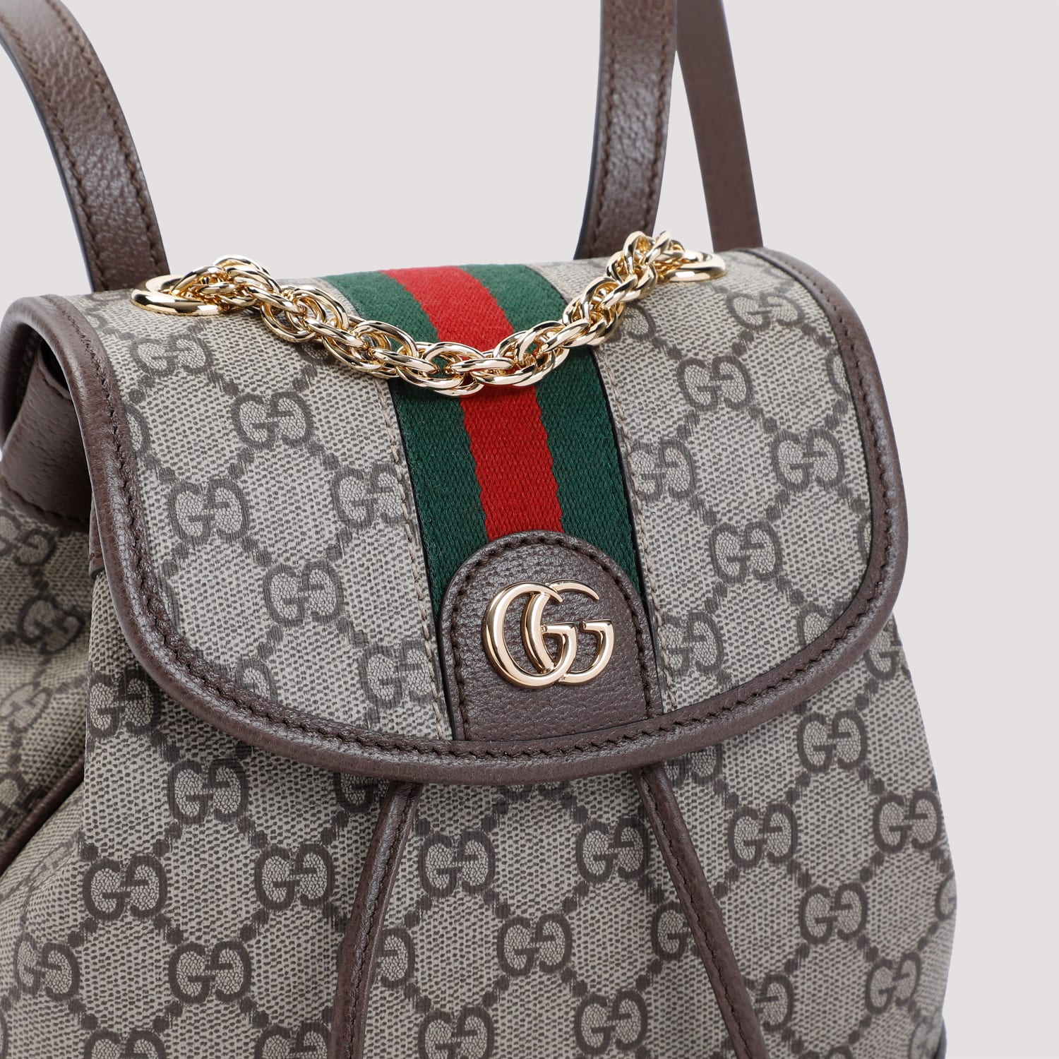 Shop Gucci Ophidia Backpack In B.eb N.acero