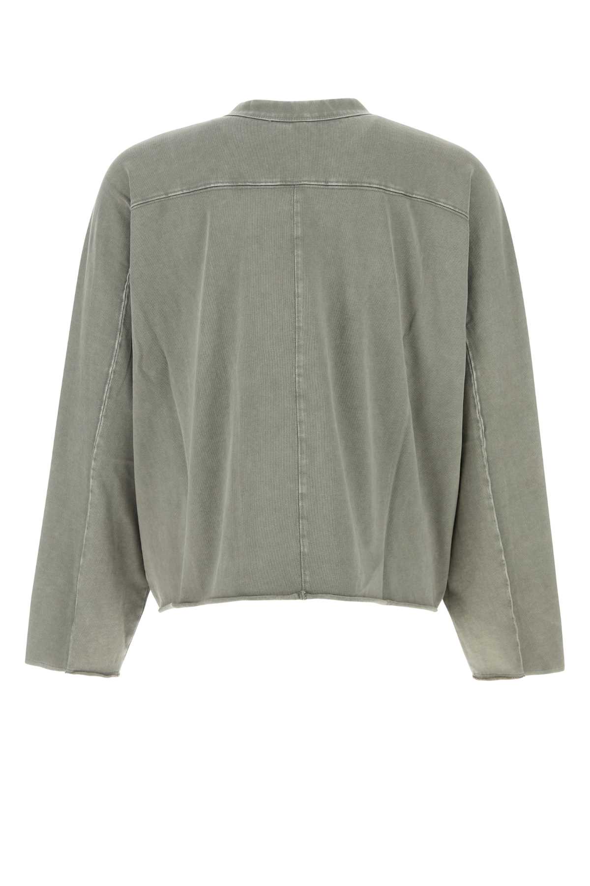 Entire Studios Dove Grey Cotton Oversize T-shirt In Rhino