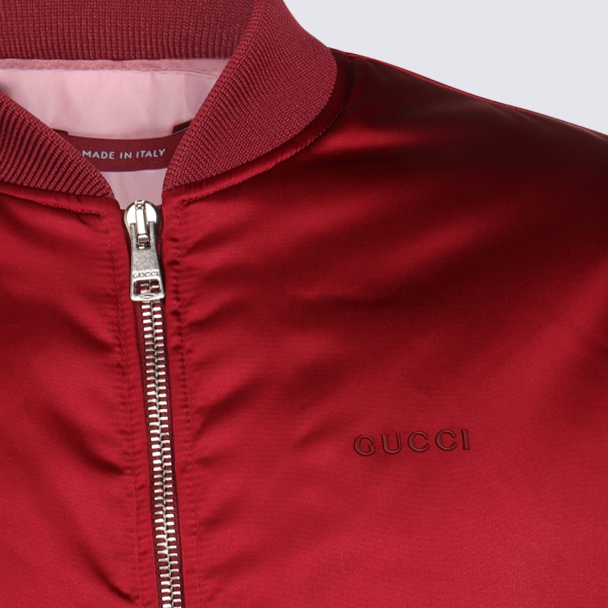 Gucci Red Ancora Casual Jacket In Red