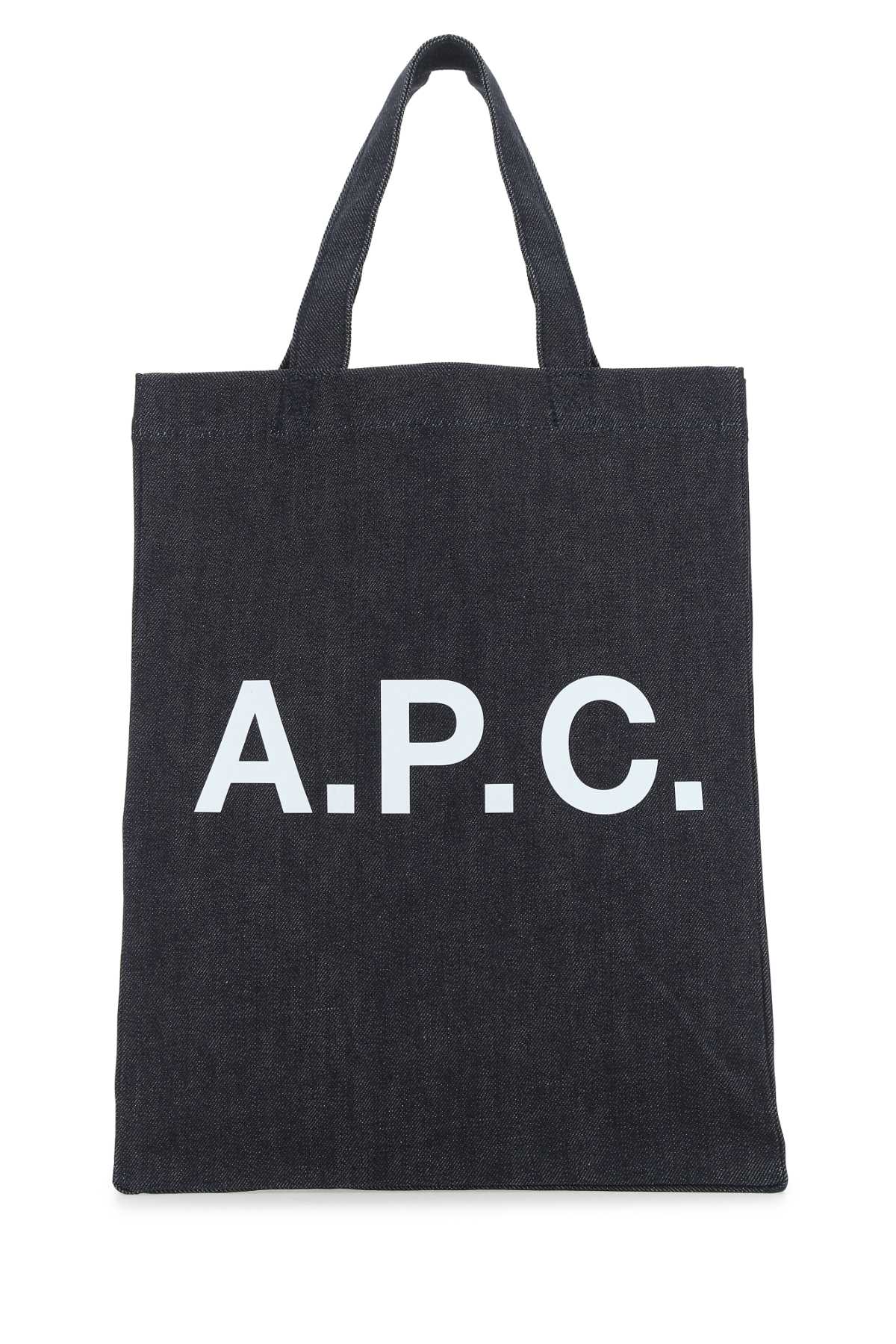 Shop Apc Denim Shopping Bag In Indigo