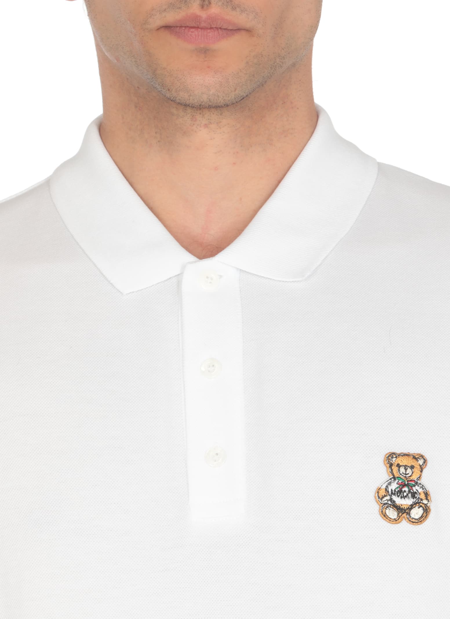 MOSCHINO TEDDY BEAR POLO SHIRT 