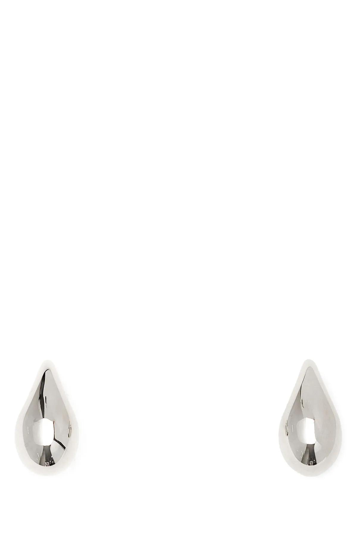 Bottega Veneta 925 Silver Big Drop Earrings