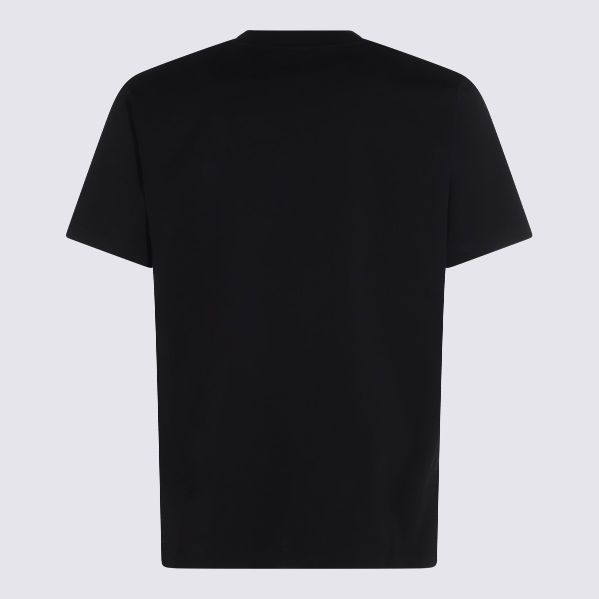 Moschino Crew Neck Graphic T-shirt With Short Sleeves In Black
