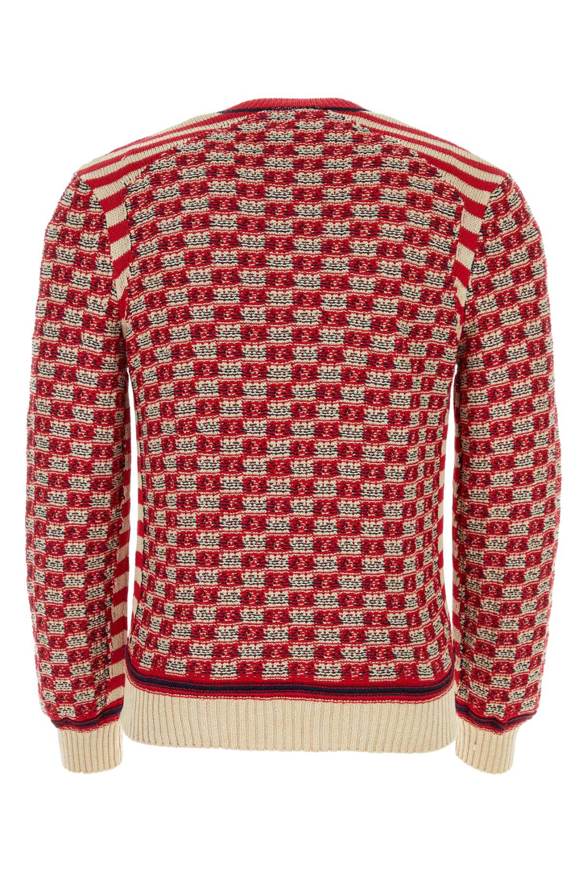 Shop Wales Bonner Embroidered Cotton Unity Sweater In Redivory