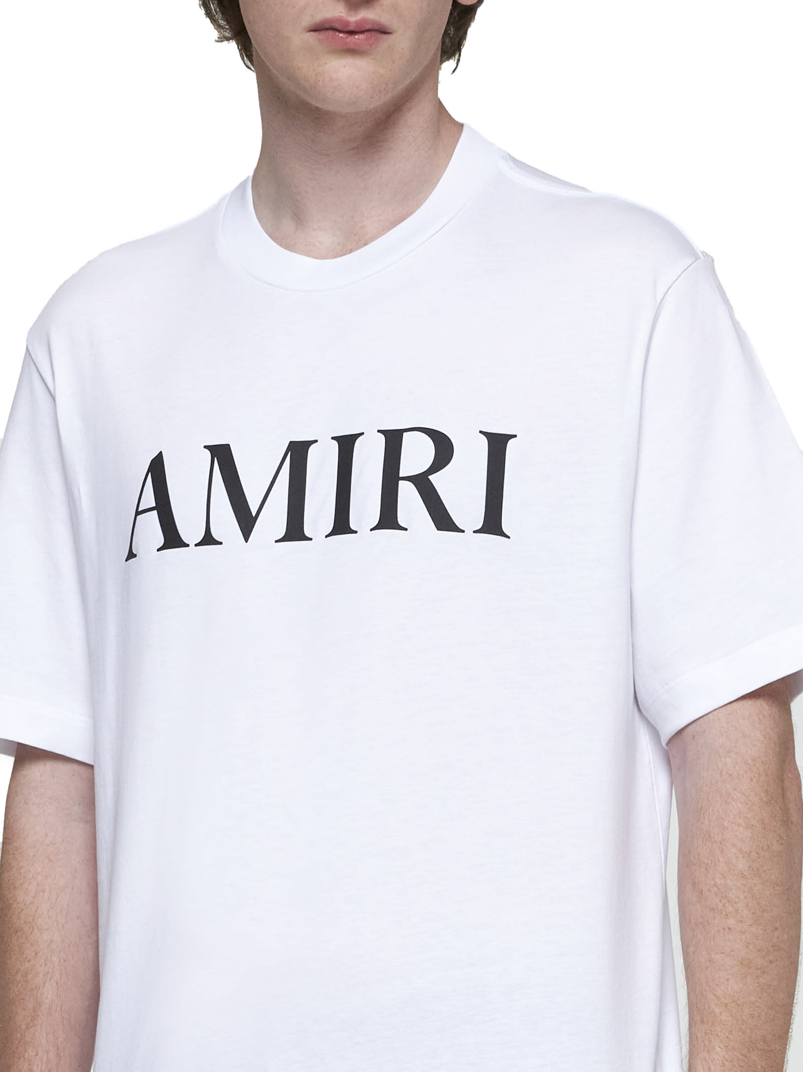 Shop Amiri T-shirt In White