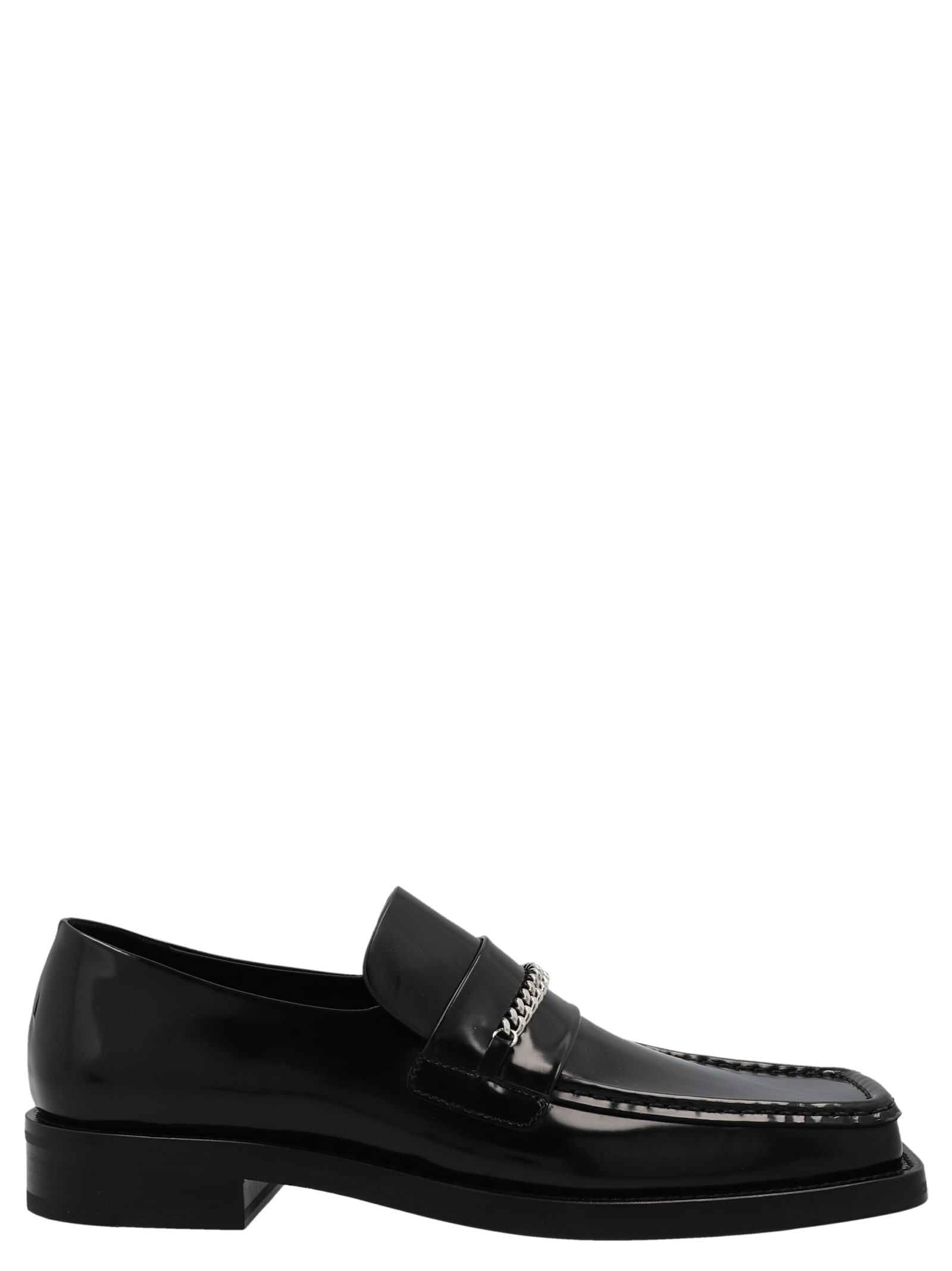 Martine Rose Chain Leather Loafers