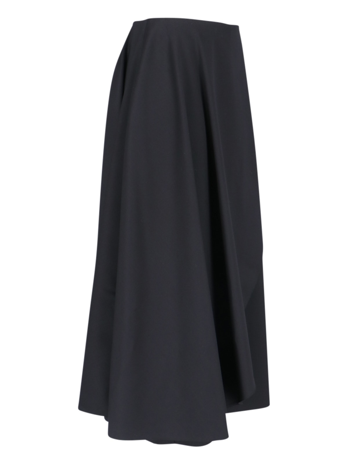 Shop Alaïa Asymmetrical Skirt In Black