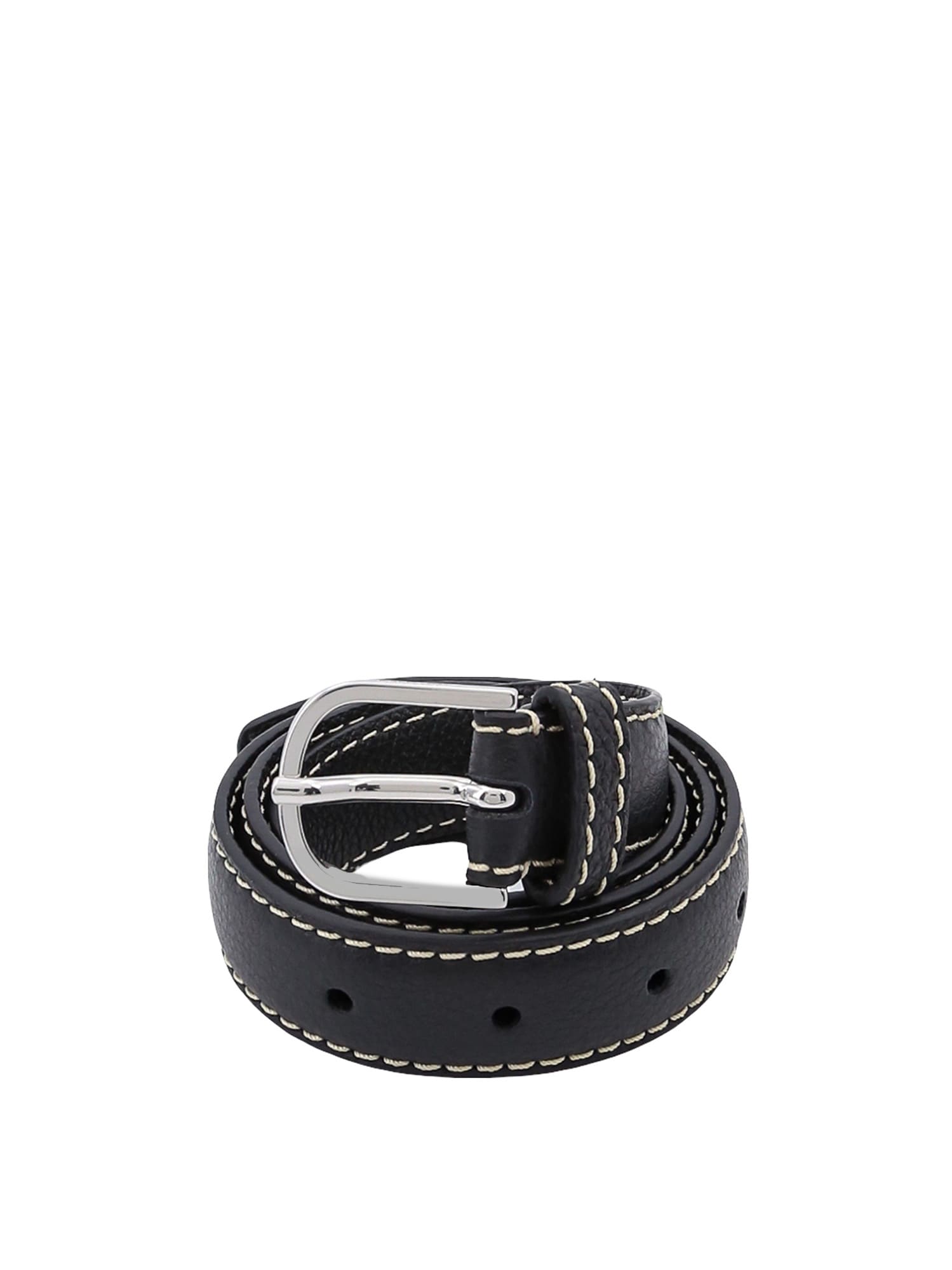 Shop Totême Belt In Black