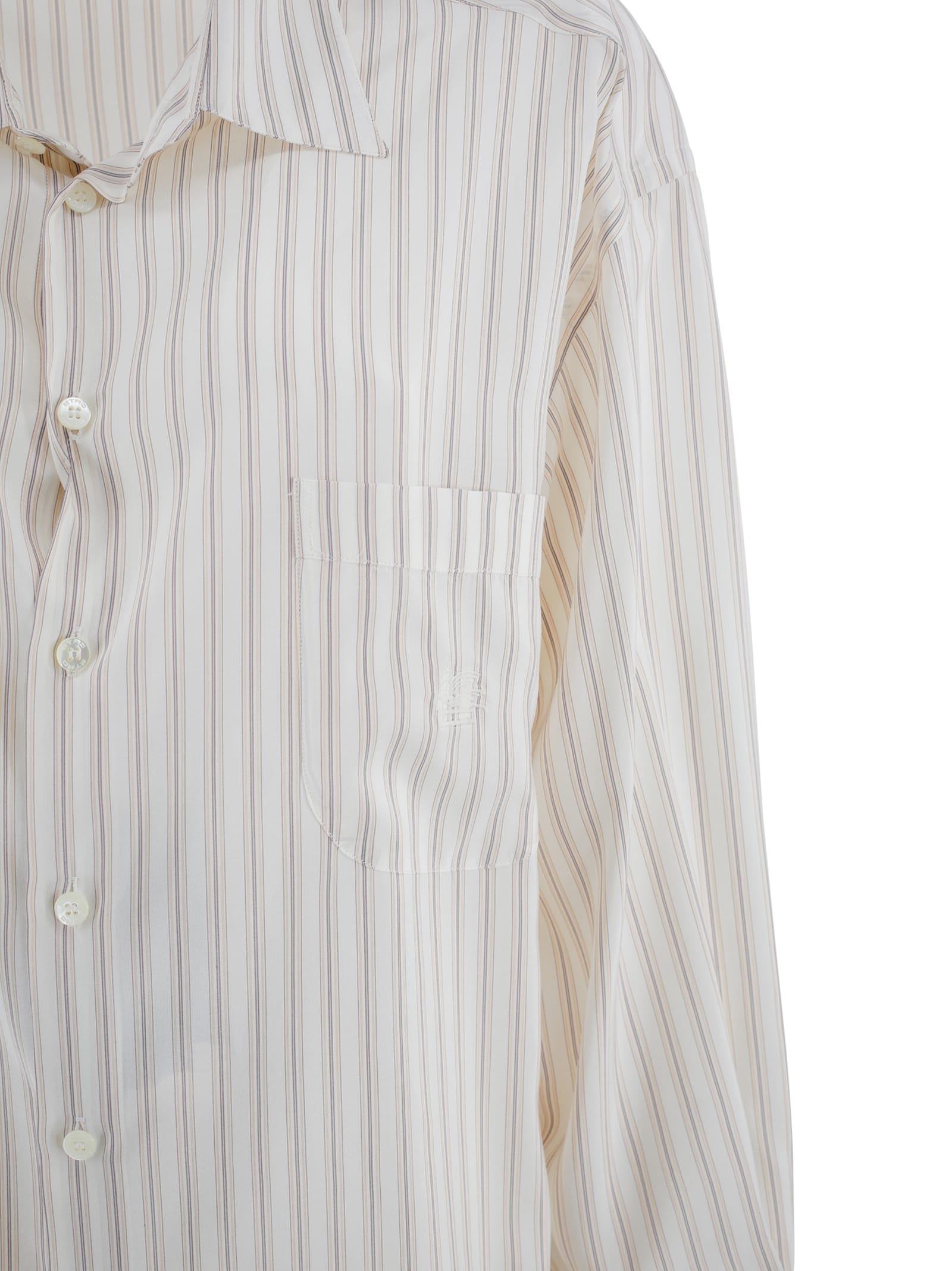 Shop Etro Pegaso-embroidered Shirt