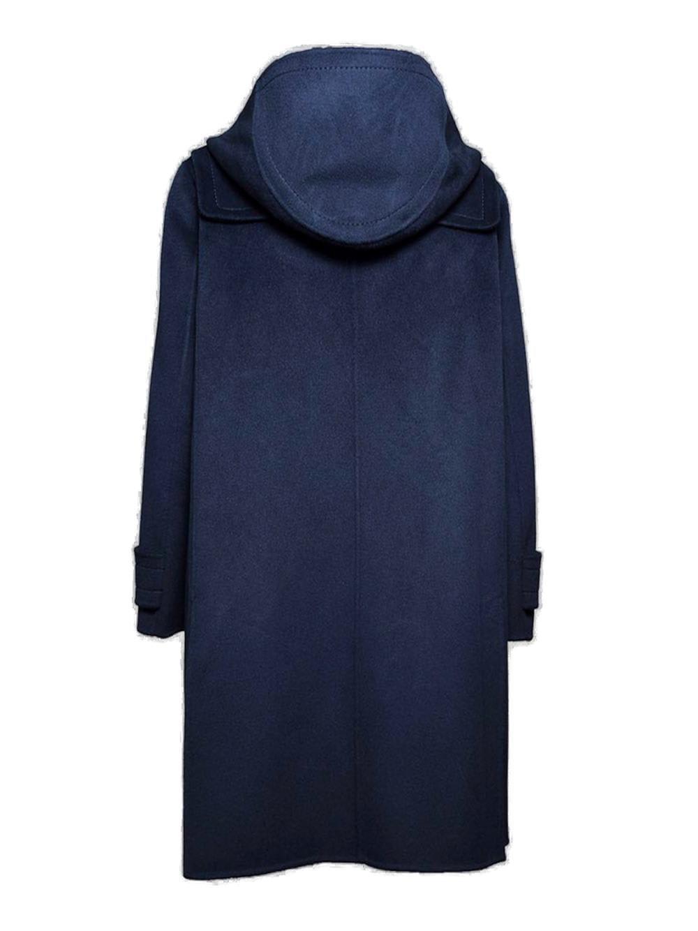 Shop 's Max Mara Buttoned Long-sleeved Coat In Blu