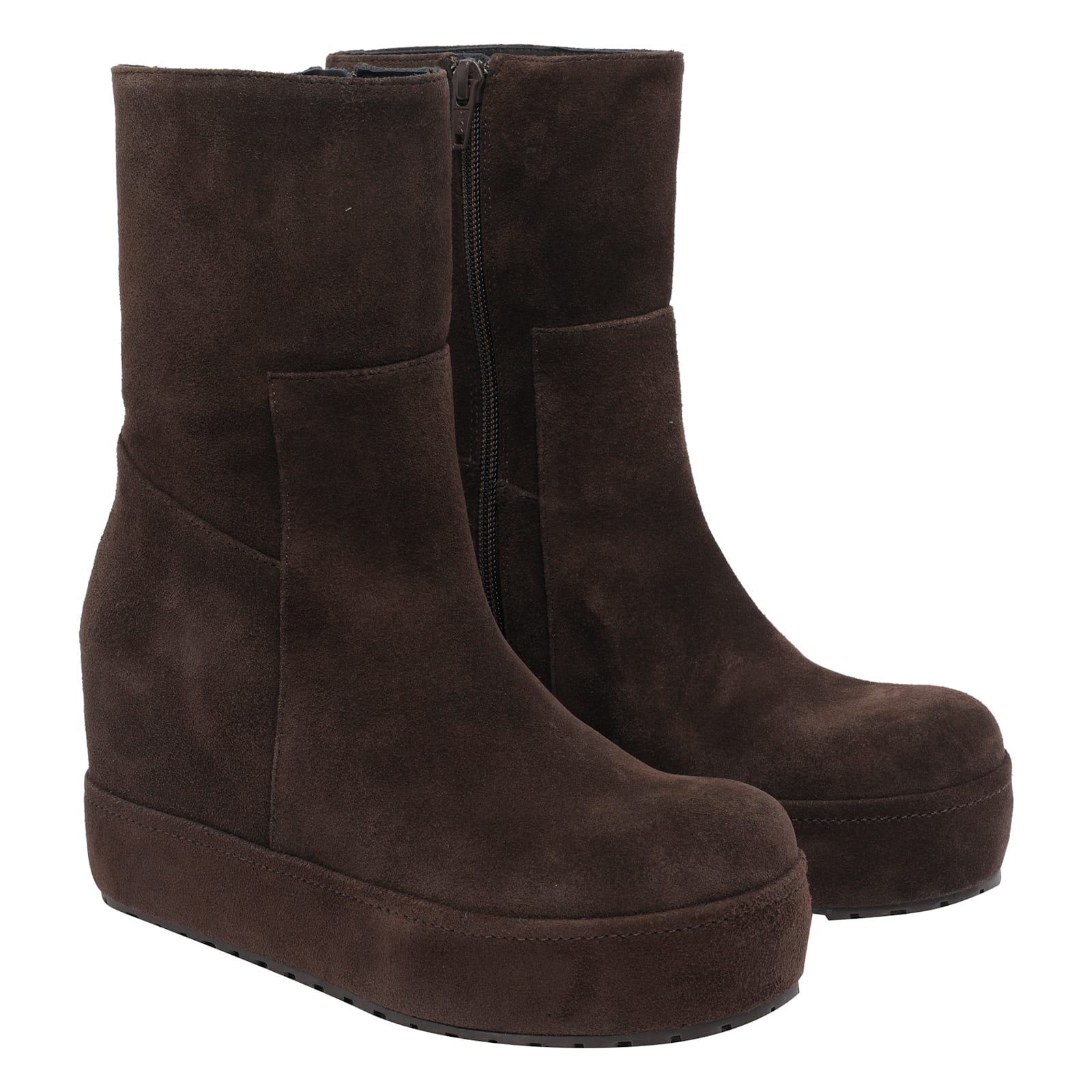 Paloma Barceló Disa Pump Booties In Brown