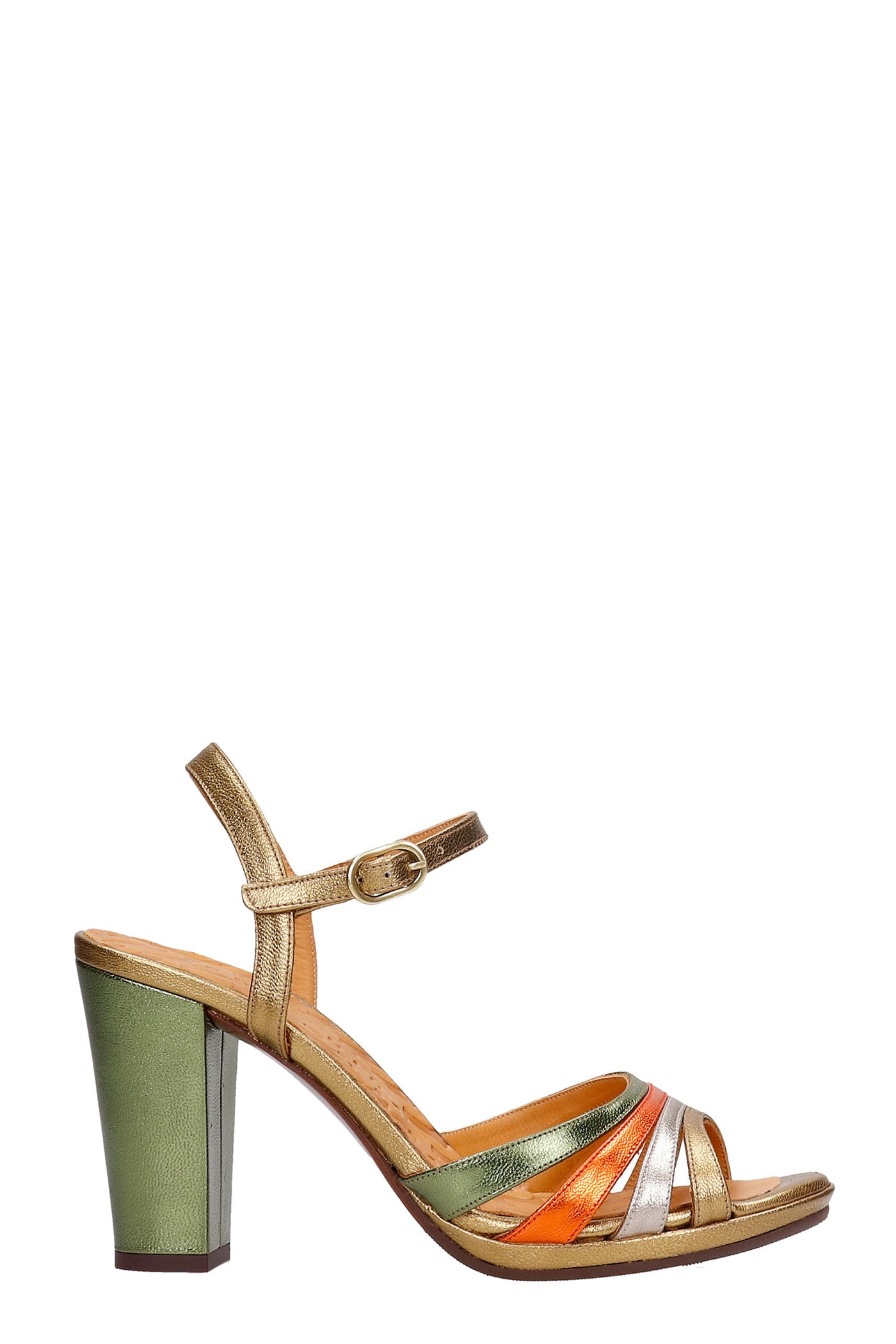 Chie Mihara Adiel Sandals In Bronze Leather