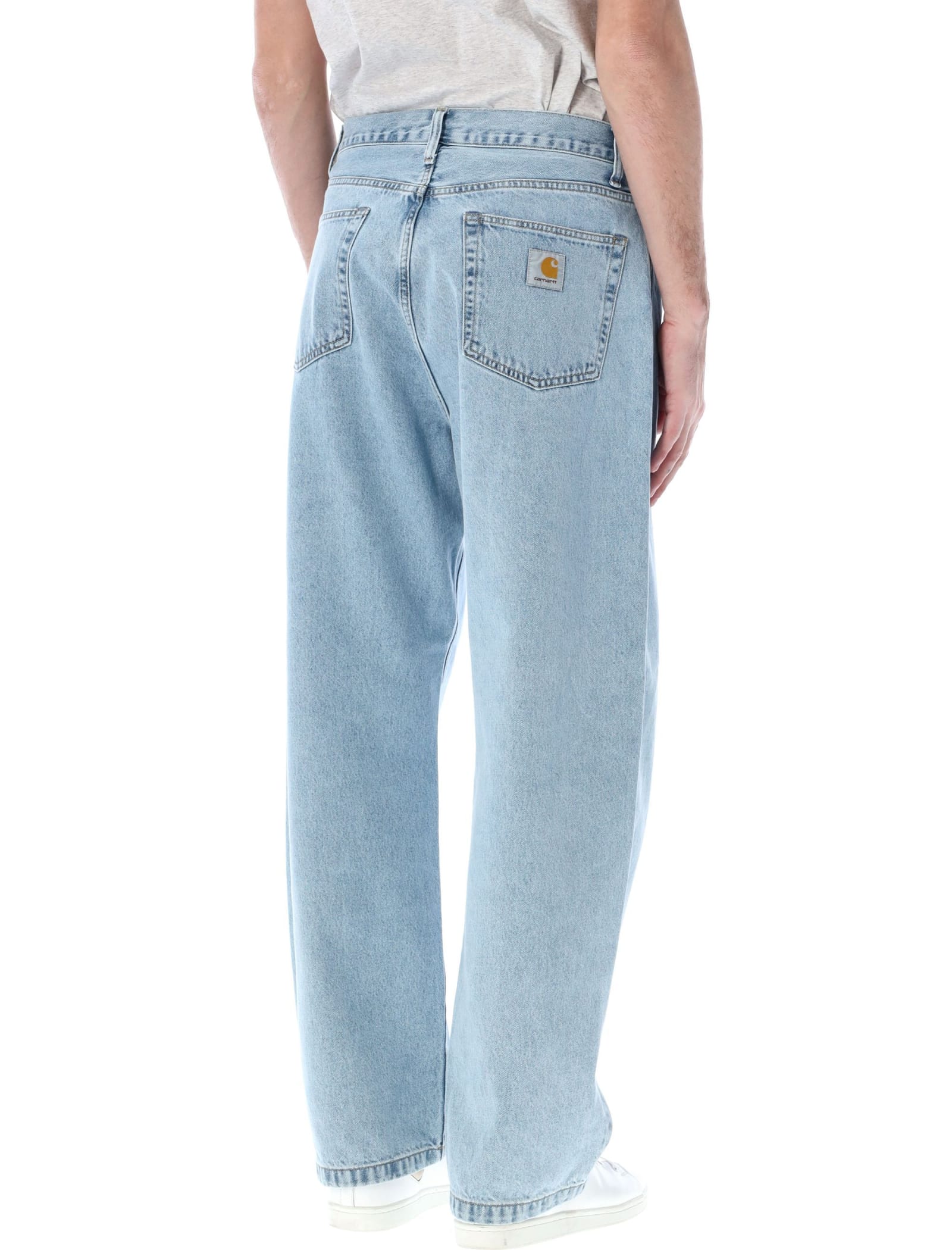 Shop Carhartt Landon Jeans In Blue Blitched