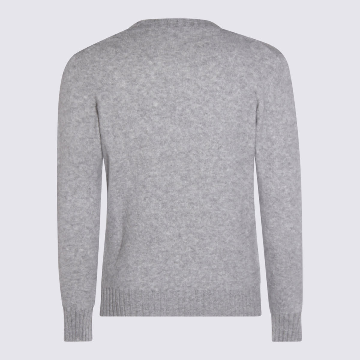 Piacenza Cashmere Grey Cashmere And Silk Blend Sweater In Gray