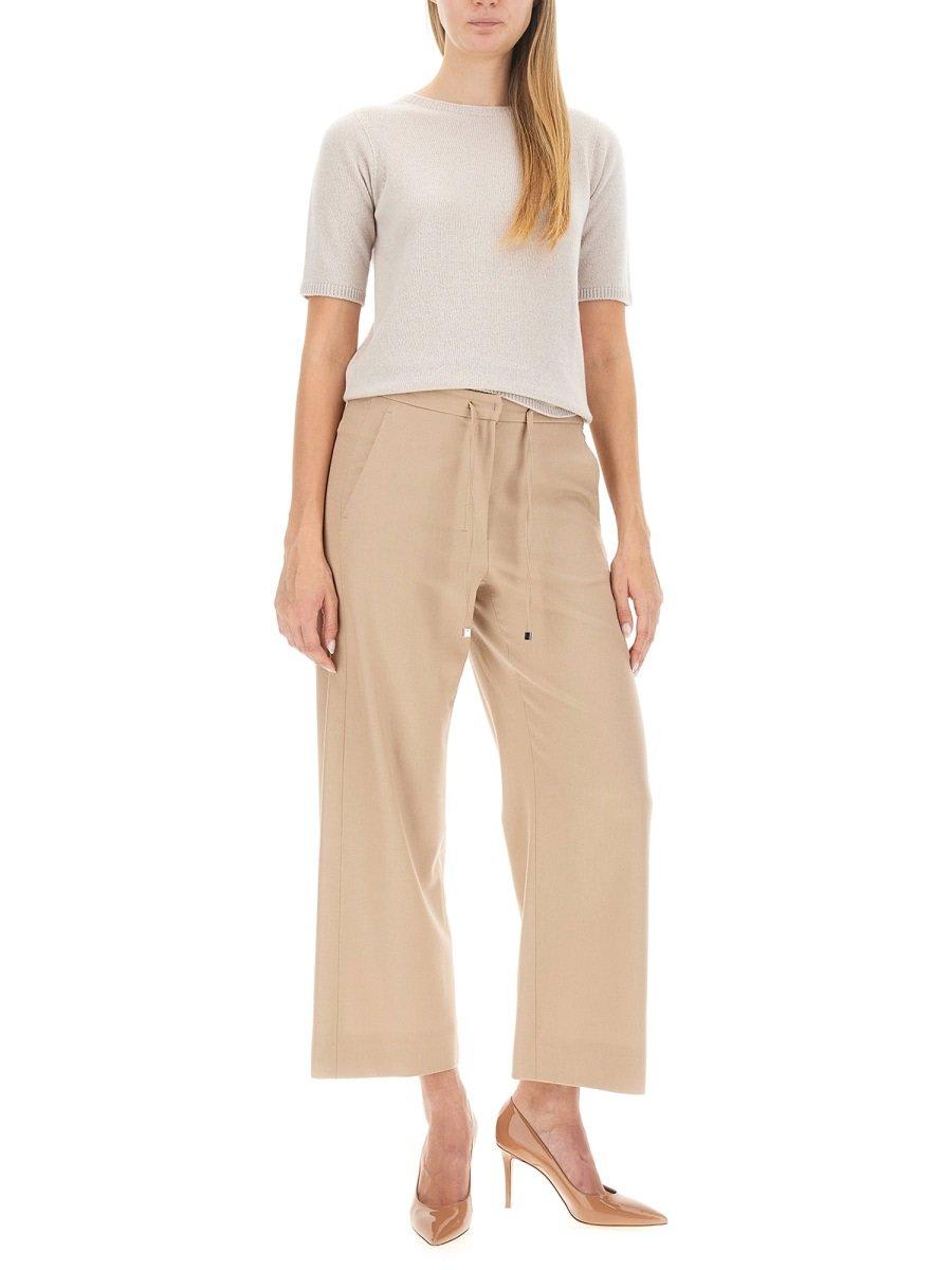 Shop 's Max Mara Crewneck Shortsleeved Jumper In Powder