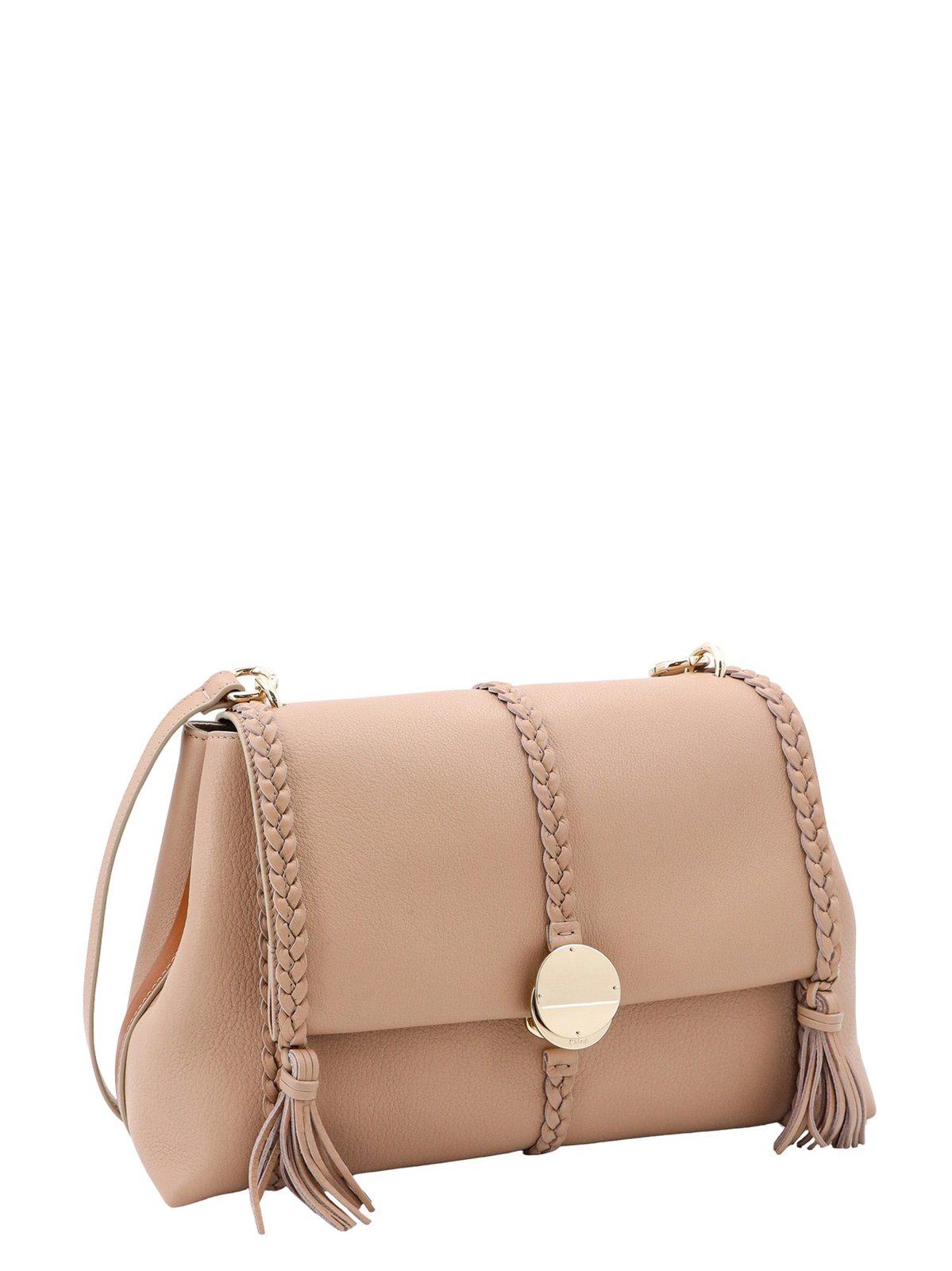 Shop Chloé Penelope Medium Shoulder Bag In Pink