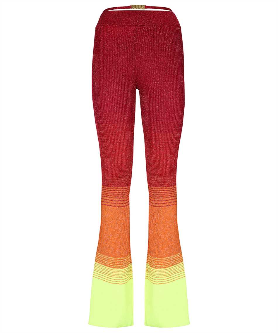 Gcds Knitted Trousers In Brown