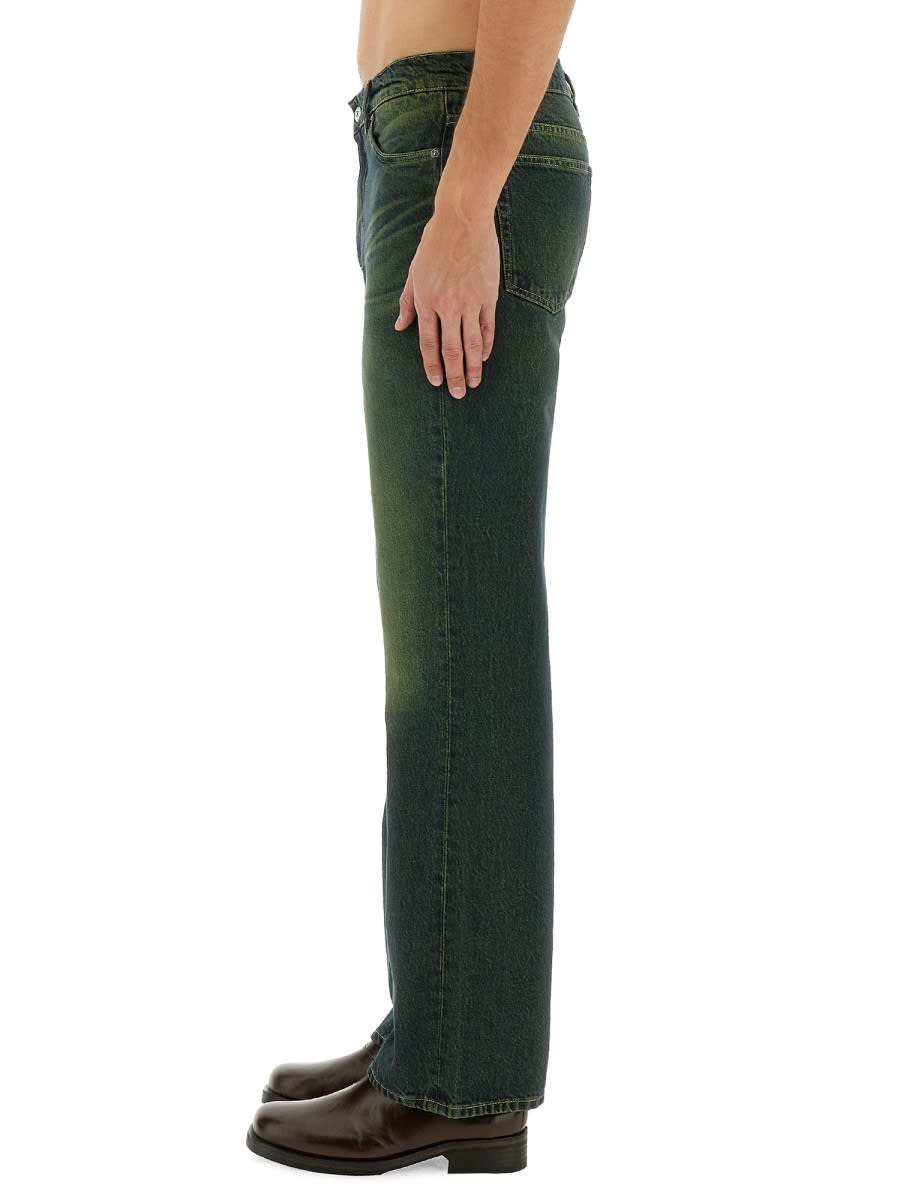 Our Legacy 70s Cut Straight Leg Jeans In Green