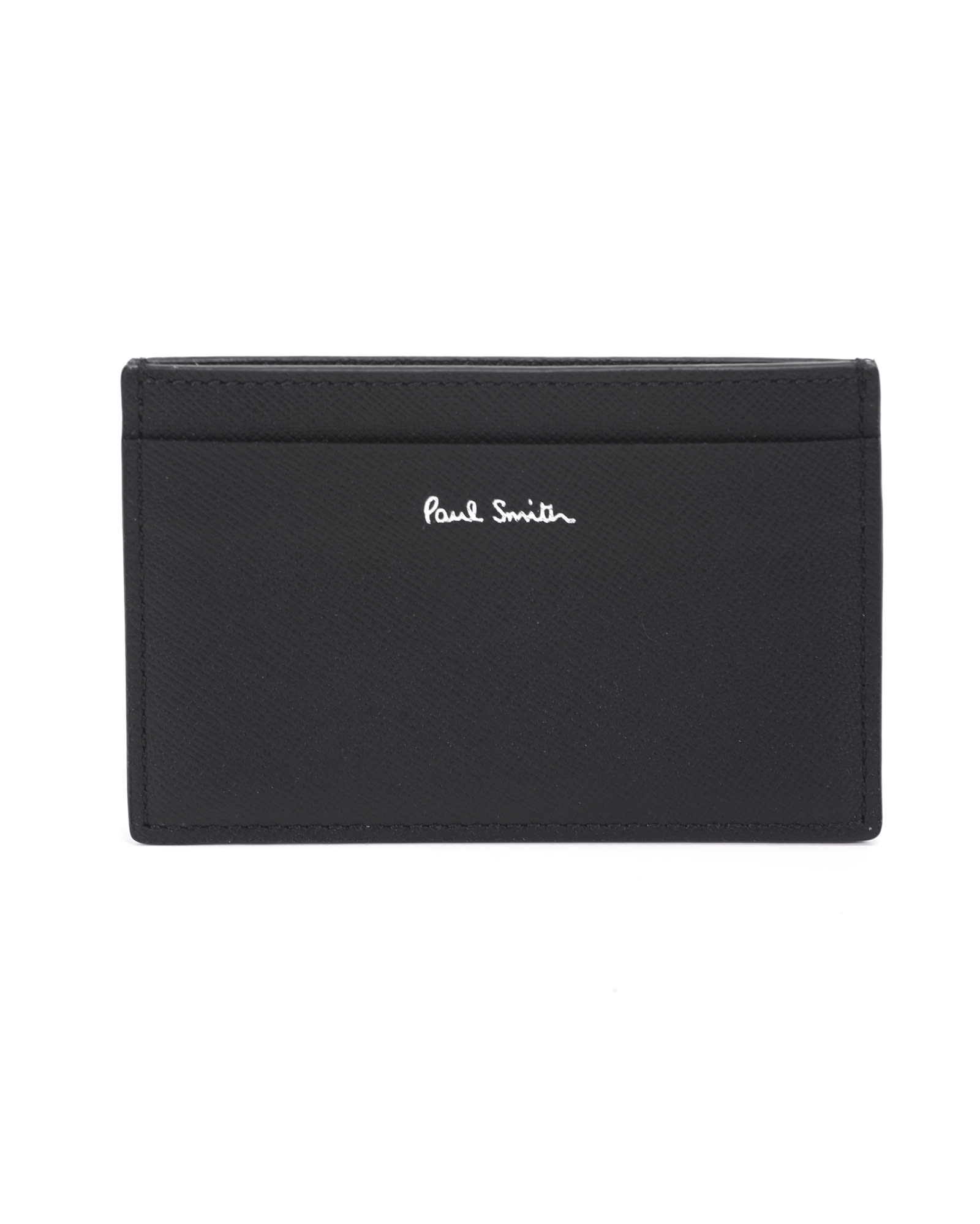 Paul Smith black leather card holder